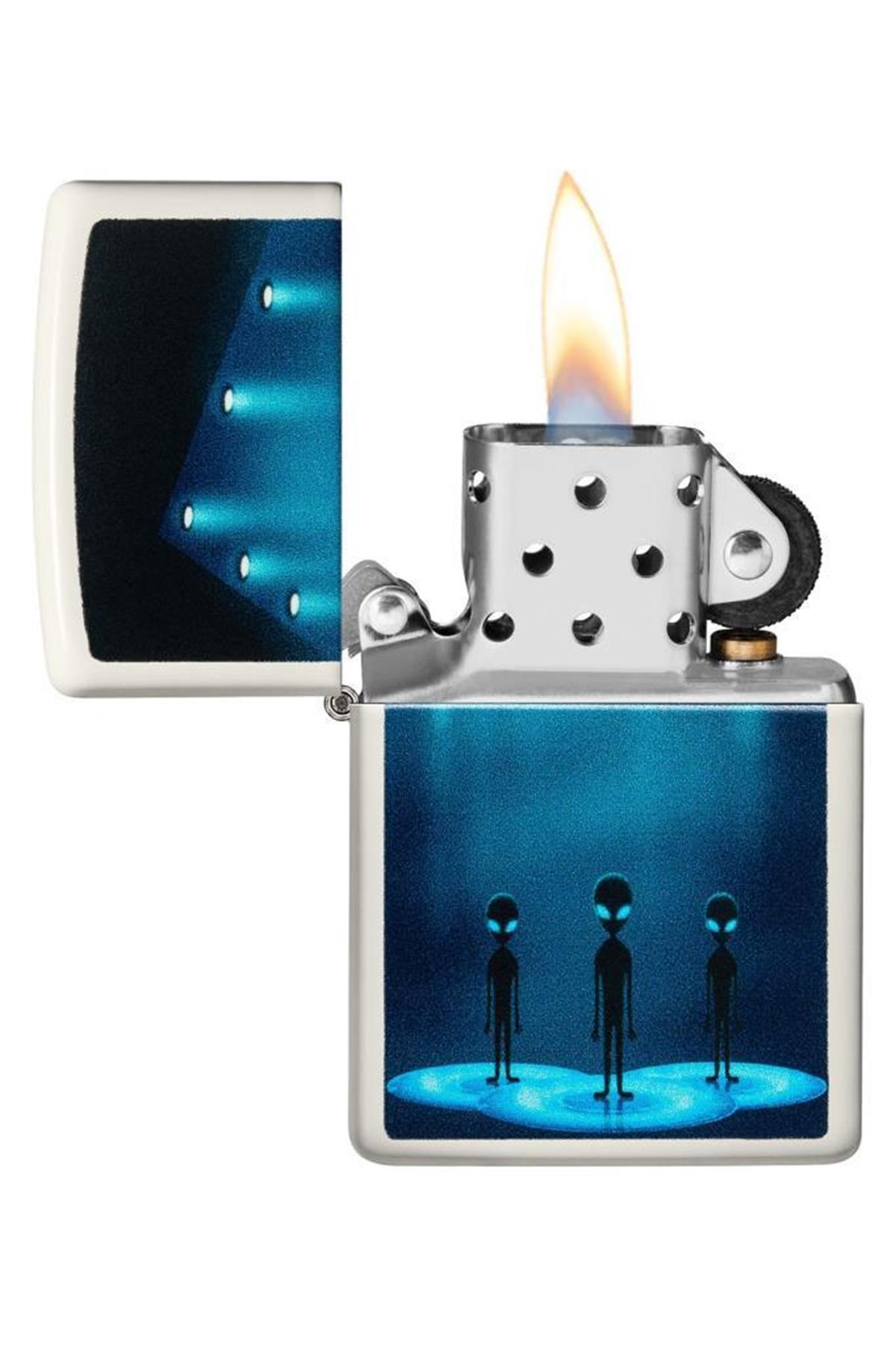 TR5354,Zippo Çakmak 49487-090639 49193 Aliens Design