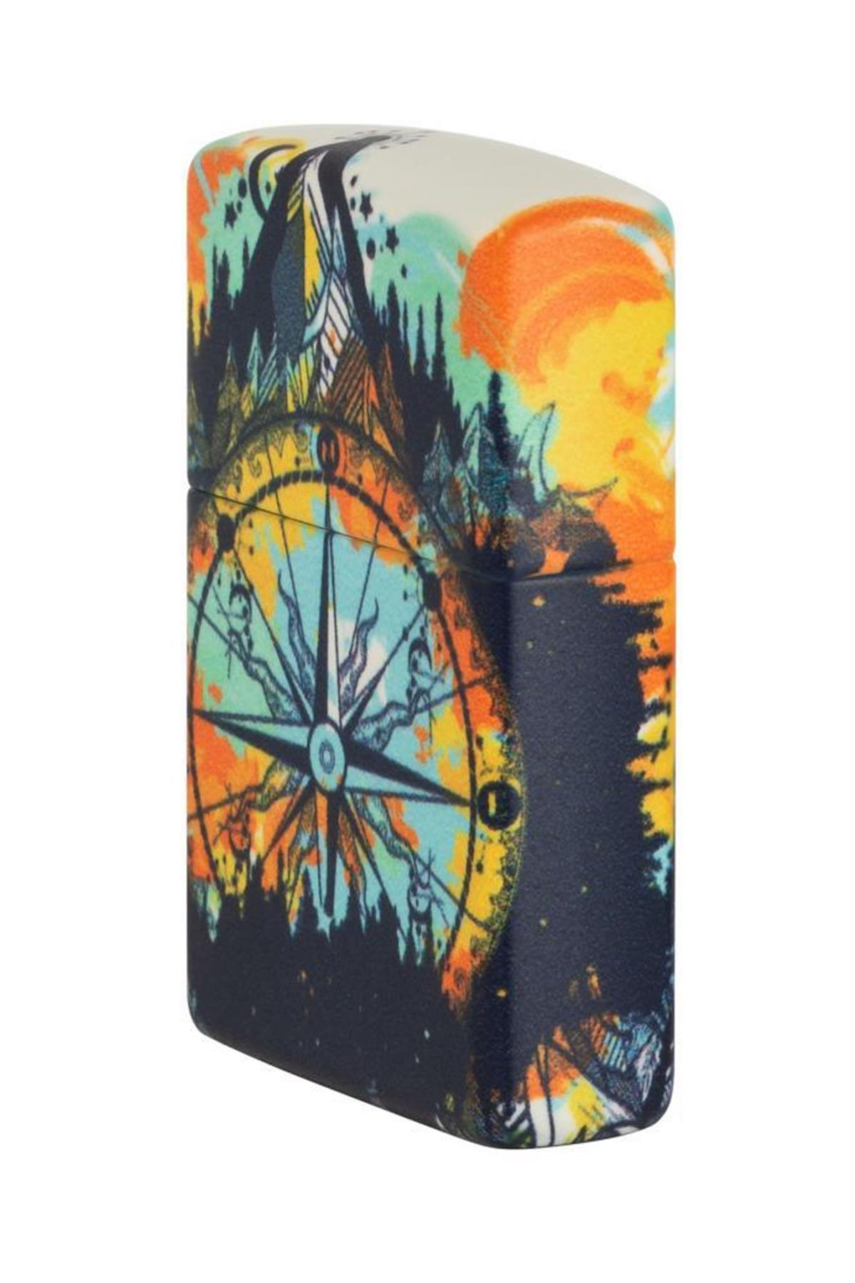 TR5374,Zippo Çakmak 49805-093920 49193 Compass Design