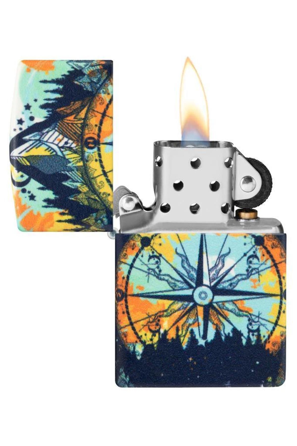 TR5374,Zippo Çakmak 49805-093920 49193 Compass Design