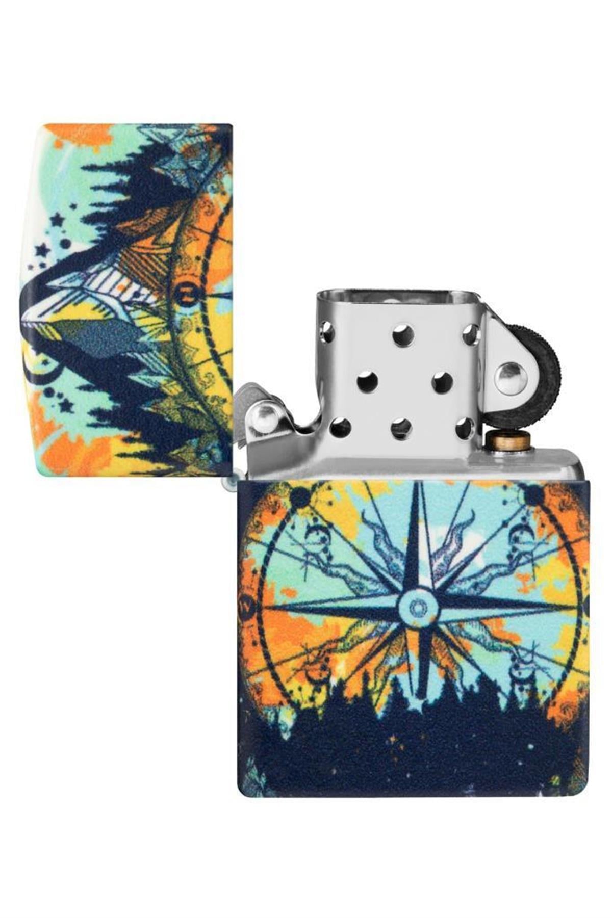 TR5374,Zippo Çakmak 49805-093920 49193 Compass Design