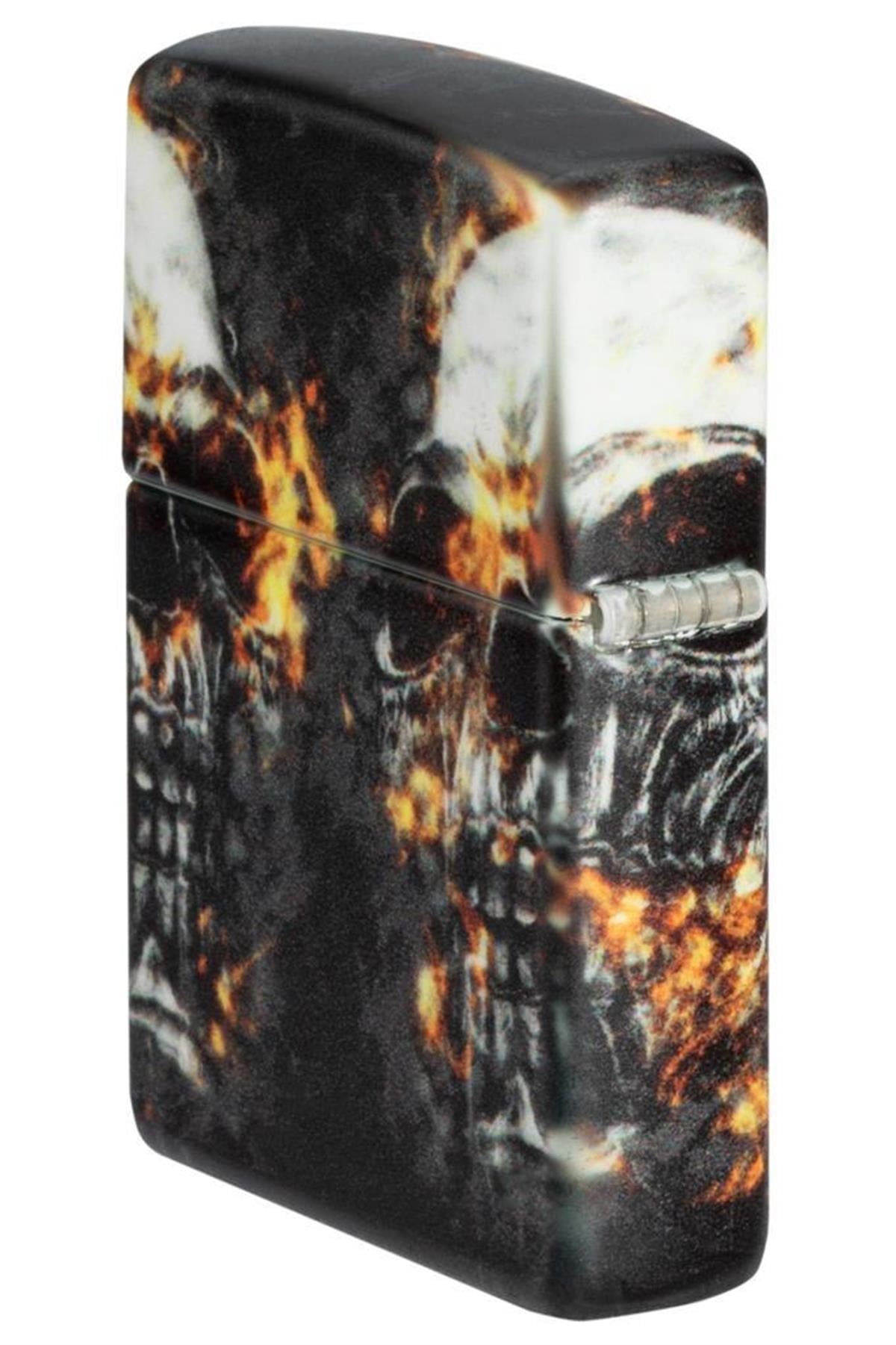 TR6168,Zippo Çakmak 49913-105738 Smokey Skulls Design