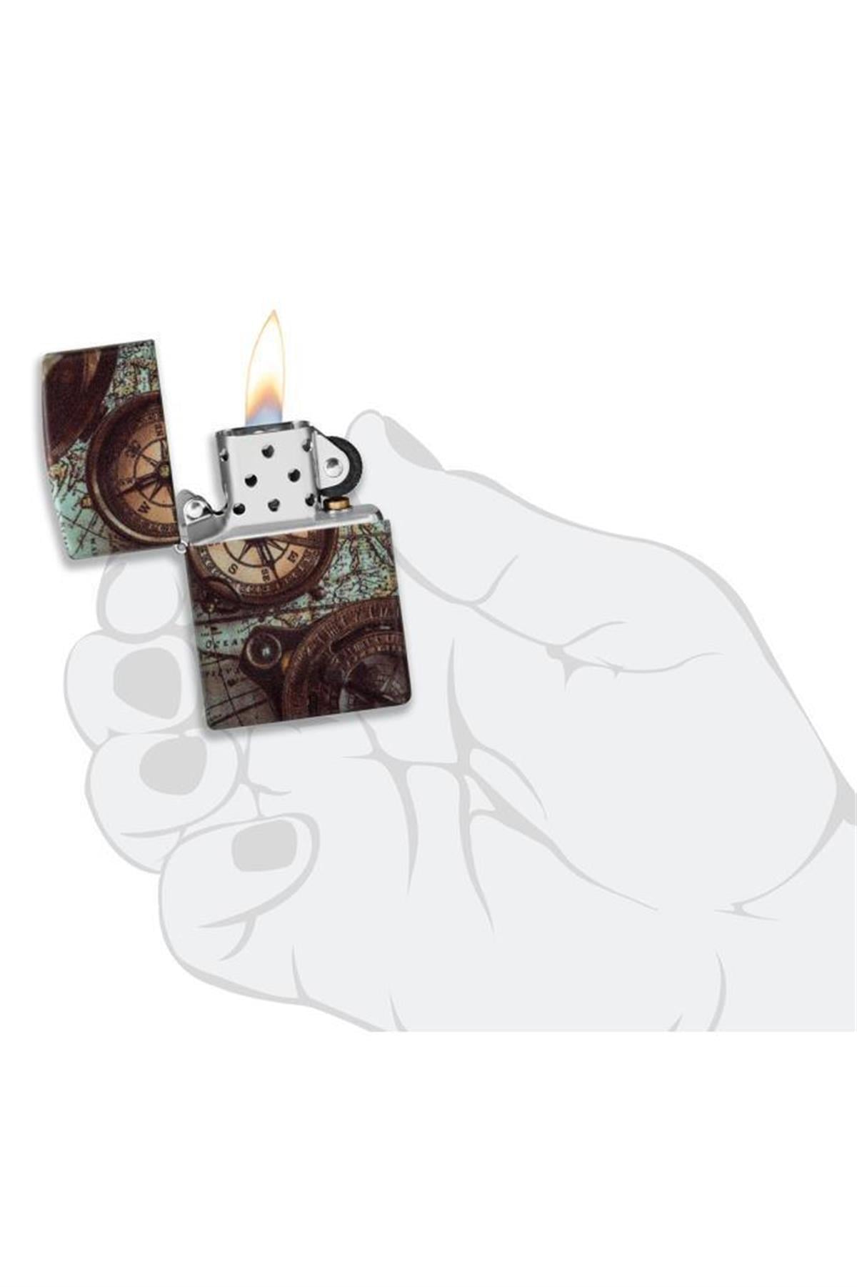 TR6177,Zippo Çakmak 49916-100740 Compass Design