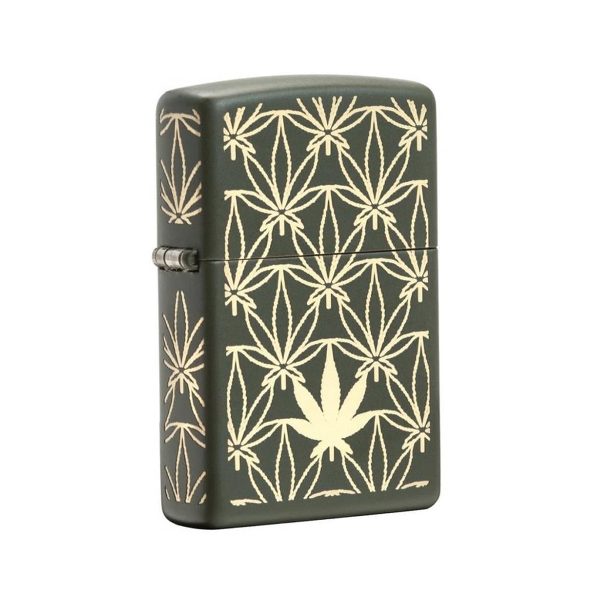 TR2060,Zippo Çakmak All Around Leaf Design Laser 29589