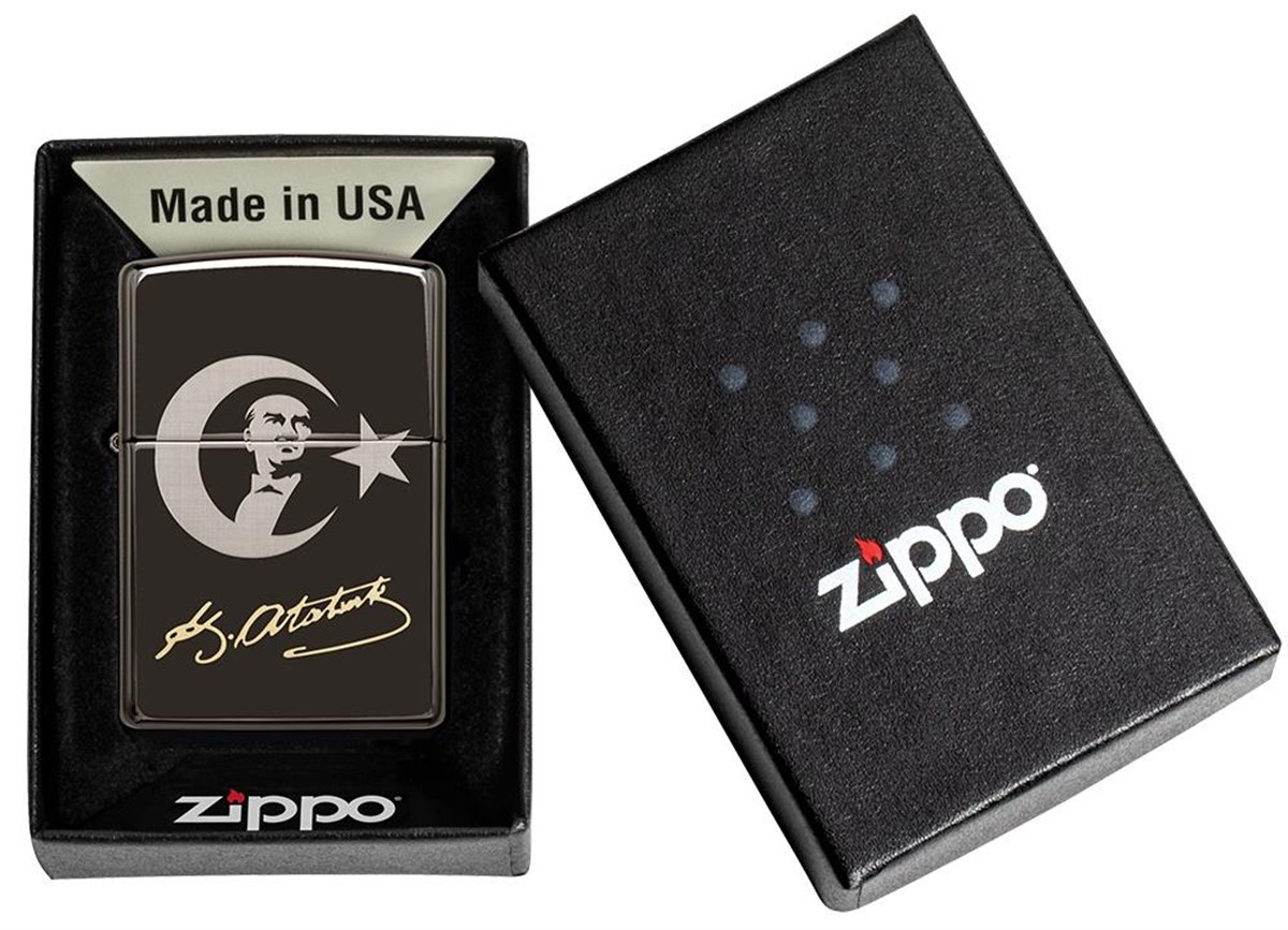 TR2028,Zippo Çakmak Ataturk Design 24756-084529