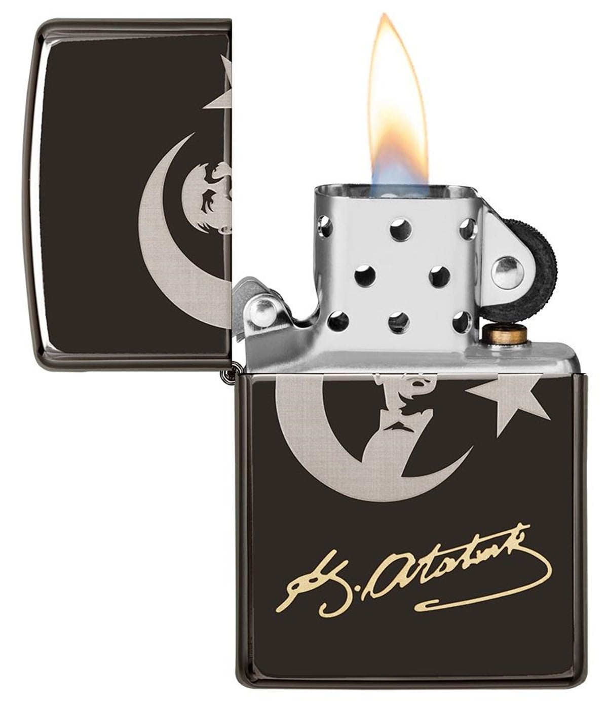 TR2028,Zippo Çakmak Ataturk Design 24756-084529