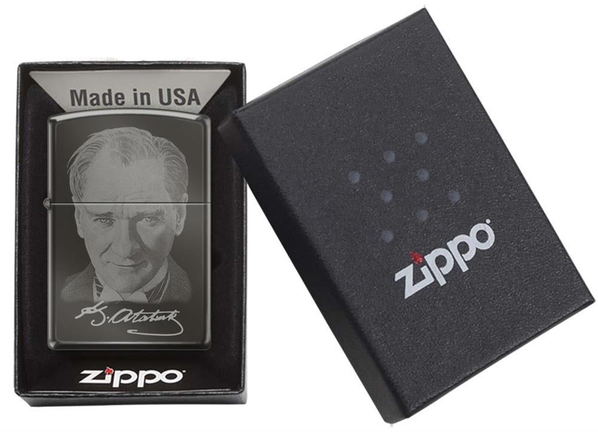 TR3748,Zippo Çakmak Atatürk Design 150-067425