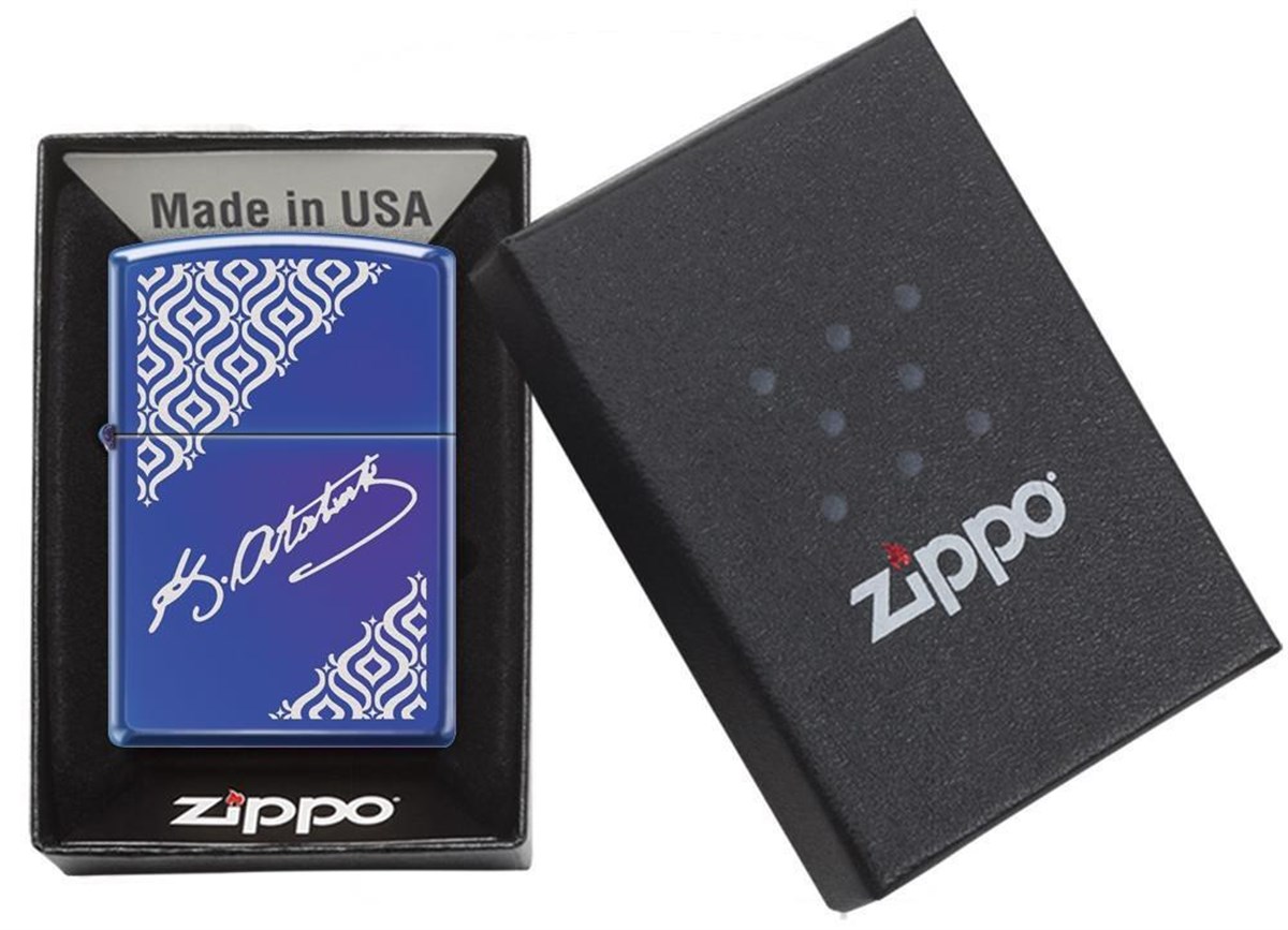 TR3452,Zippo Çakmak Ataturk Design 29899-079648