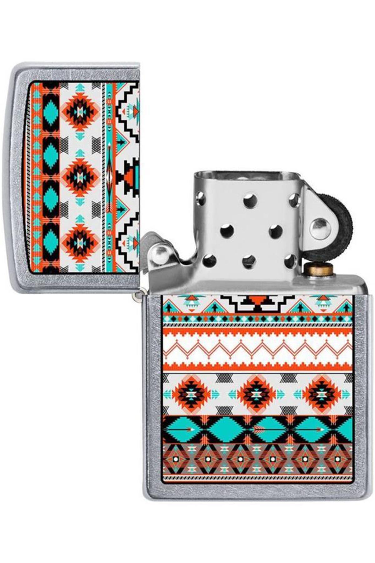 TR5676,Zippo Çakmak Aztec Pocket Design