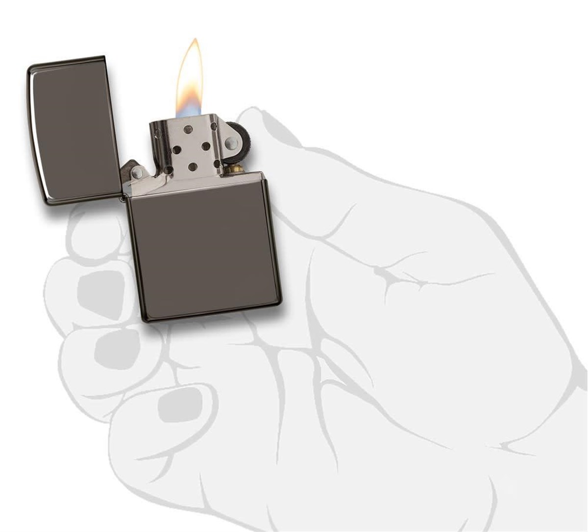 TR3728,Zippo Çakmak Black Ice 150-002588