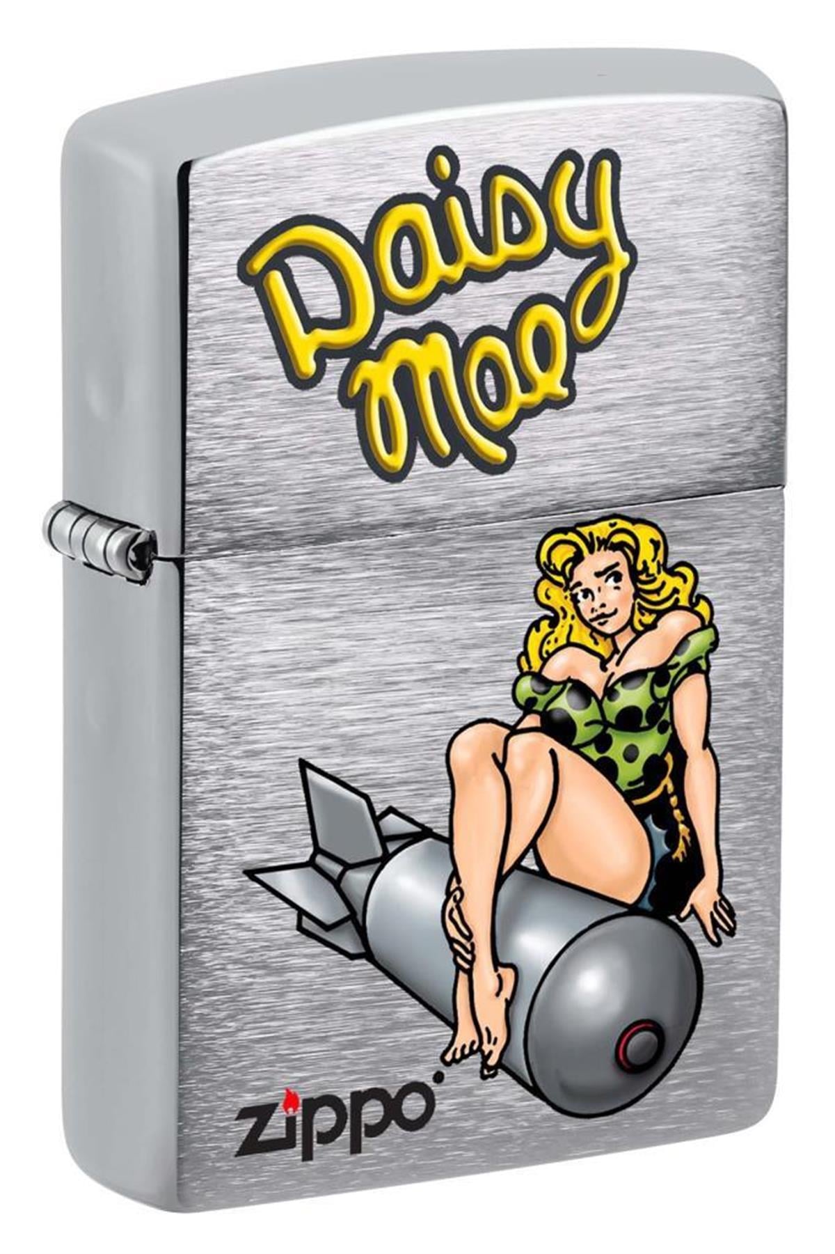 TR5512,Zippo Çakmak Bomber Artwork Daisy Mae Pin-Up Girl