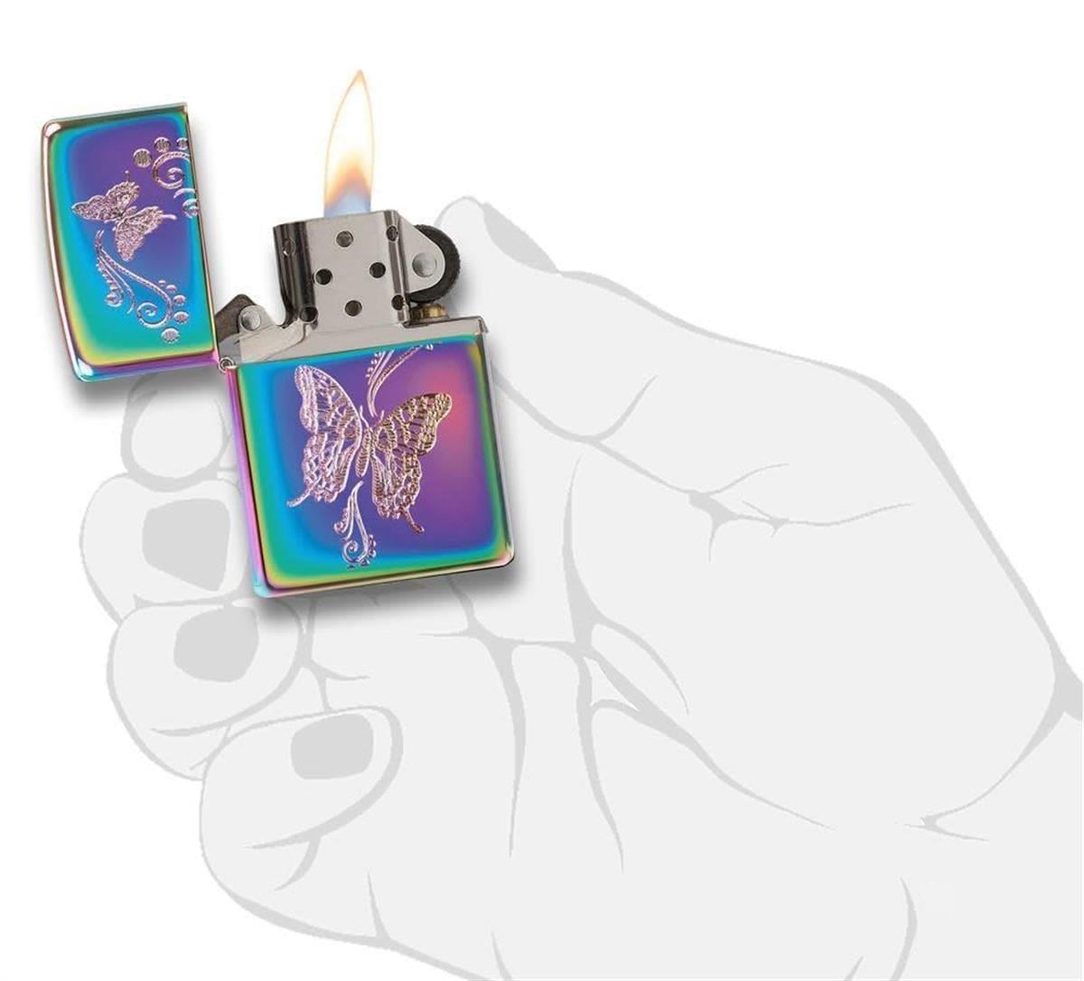 TR3710,Zippo Çakmak Butterflies Design 28442 
