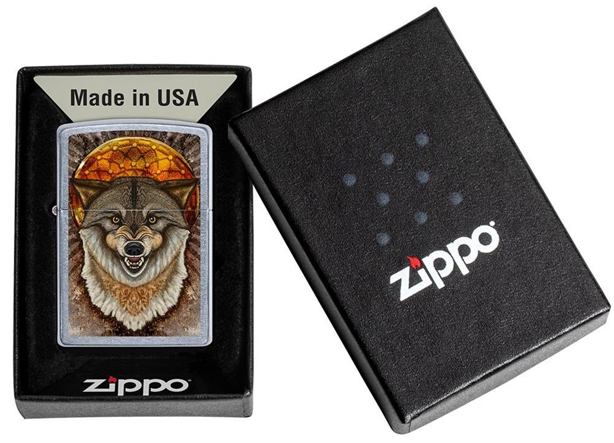 TR3238,Zippo Çakmak Casino Wolf 207-080489