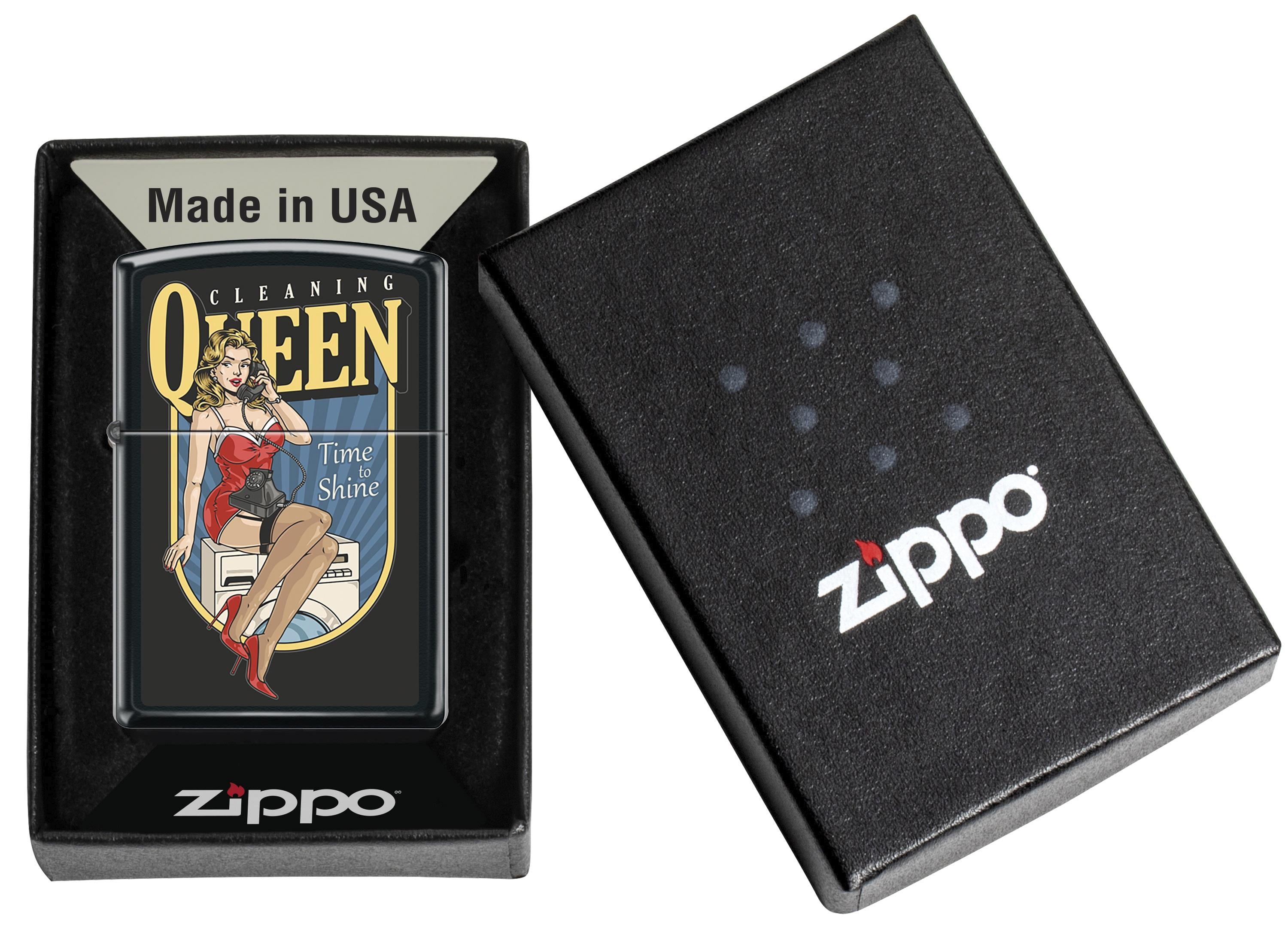 TR9406,Zippo Çakmak Cleaning Queen Design 218-123676