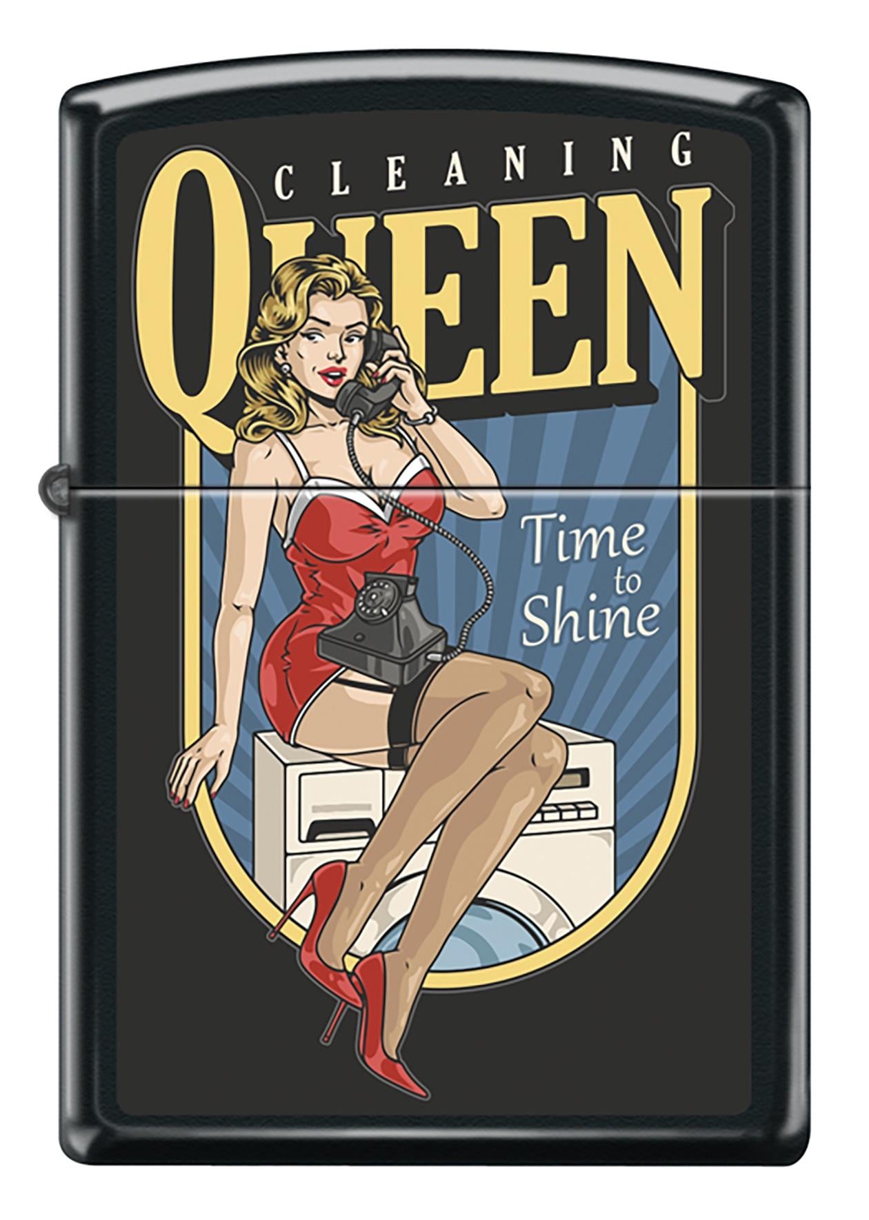 TR9406,Zippo Çakmak Cleaning Queen Design 218-123676