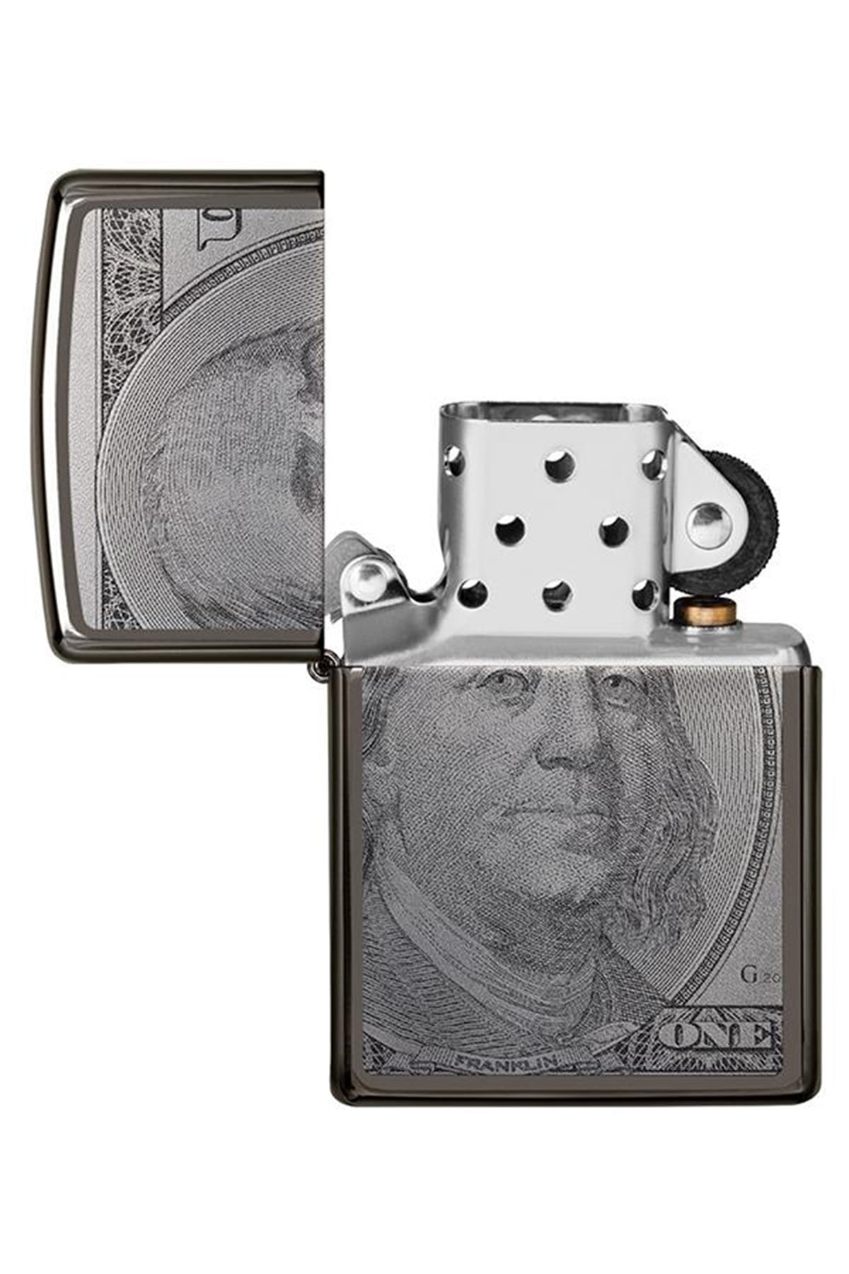 TR4849,Zippo Çakmak Currency Design 49025-073189
