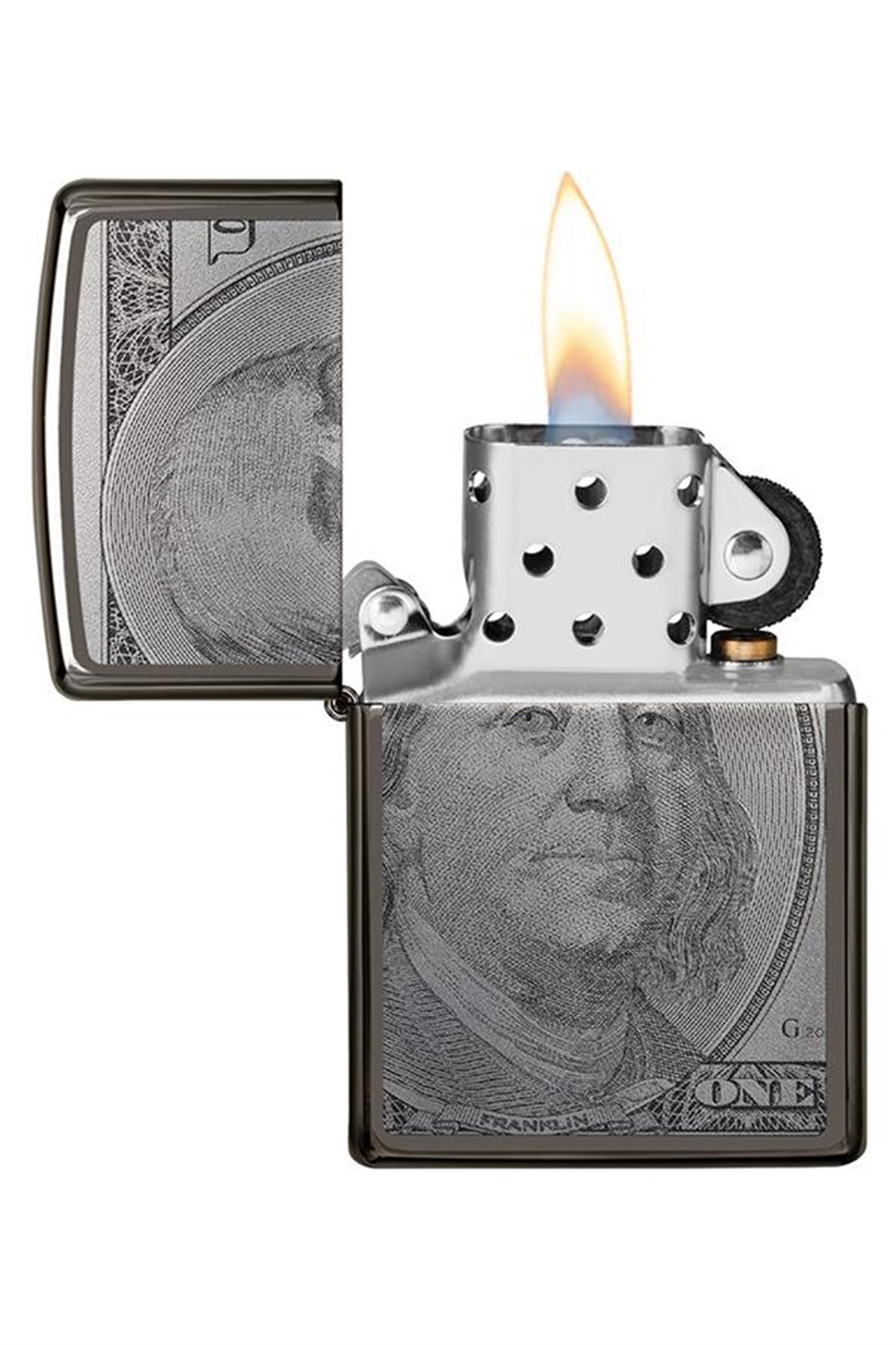 TR4849,Zippo Çakmak Currency Design 49025-073189