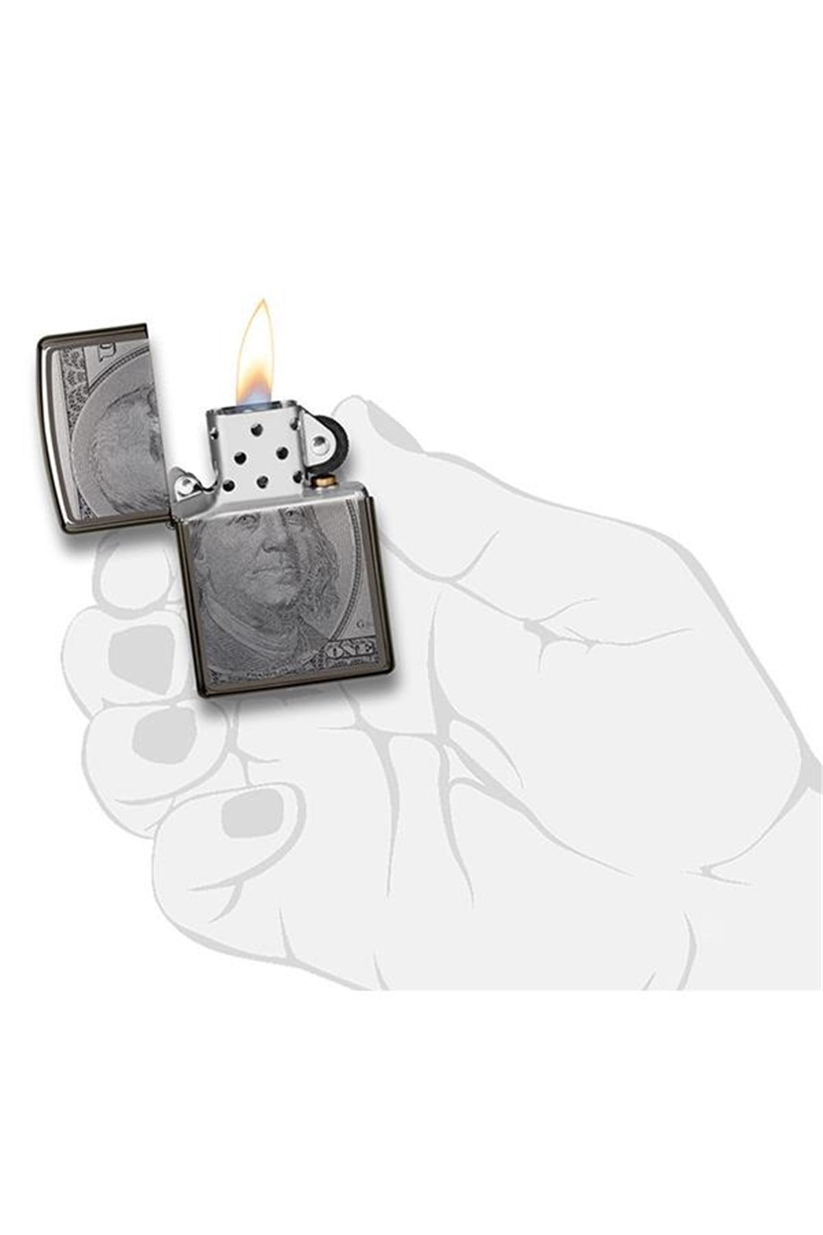 TR4849,Zippo Çakmak Currency Design 49025-073189
