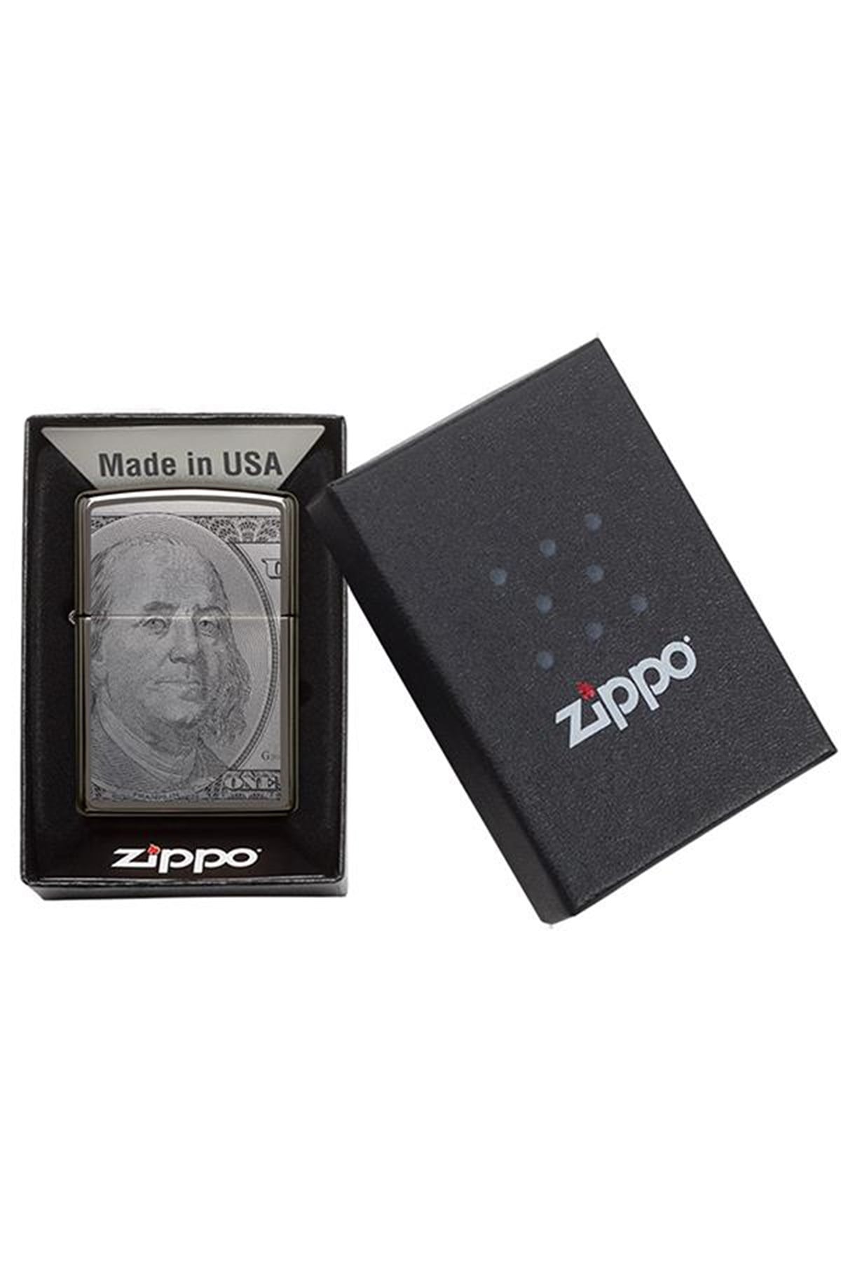 TR4849,Zippo Çakmak Currency Design 49025-073189