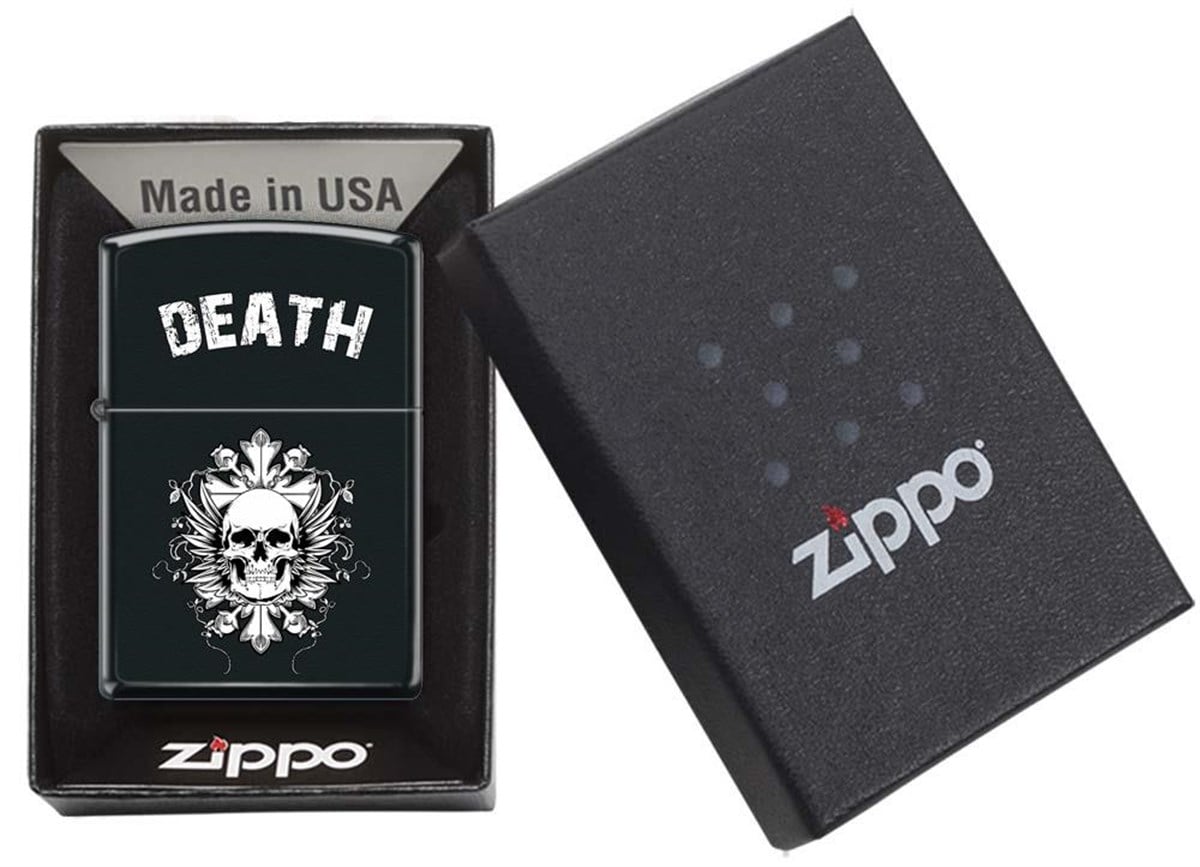 TR3974,Zippo Çakmak Death Design 218-063316
