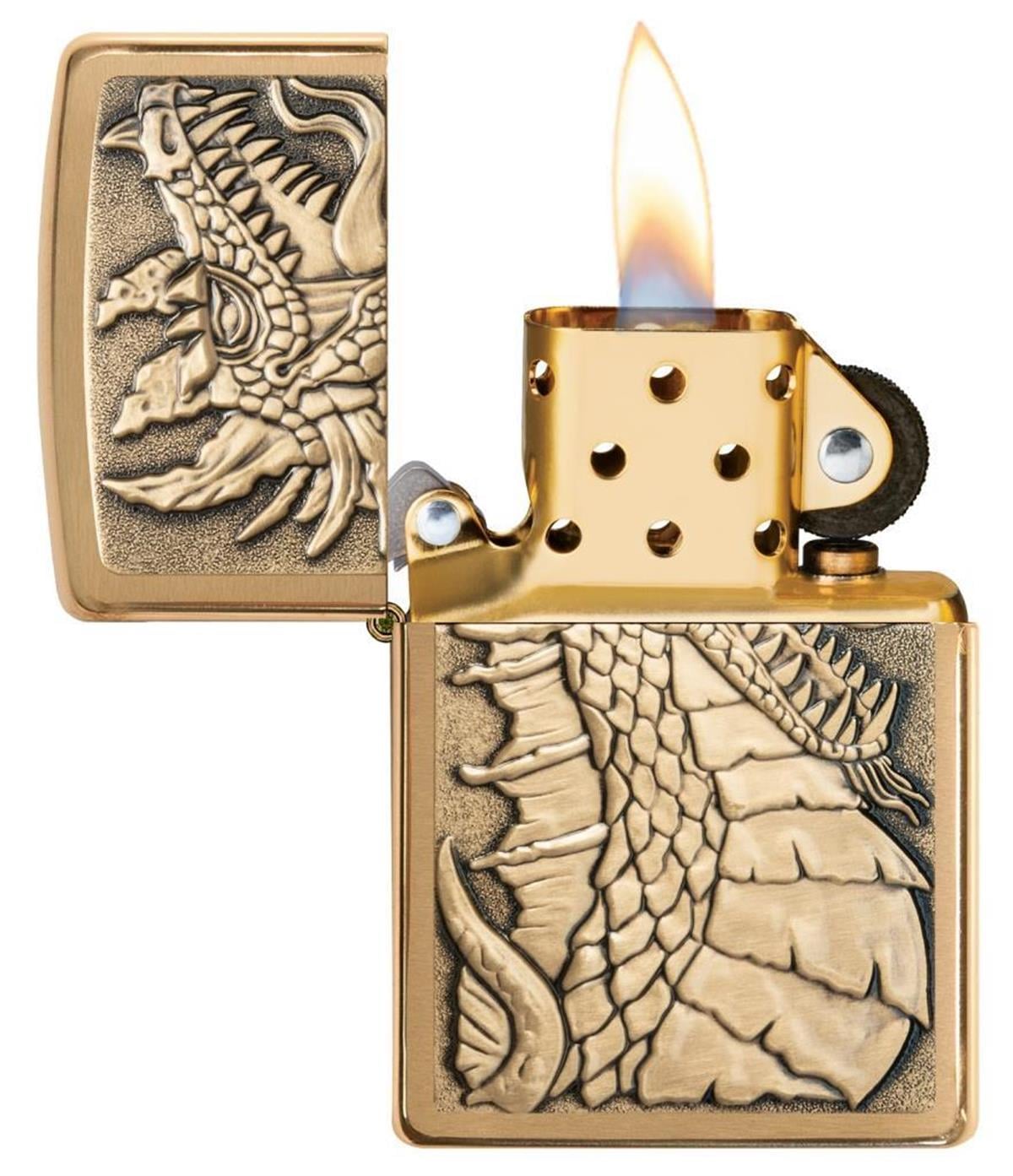 TR3457,Zippo Çakmak Dragon 1 Emblem Design 49297-083363