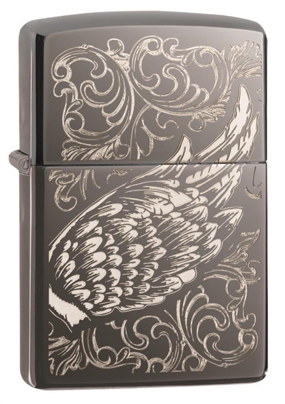 TR2042,Zippo Çakmak Filigree Flame And Wing Design 29881-069965