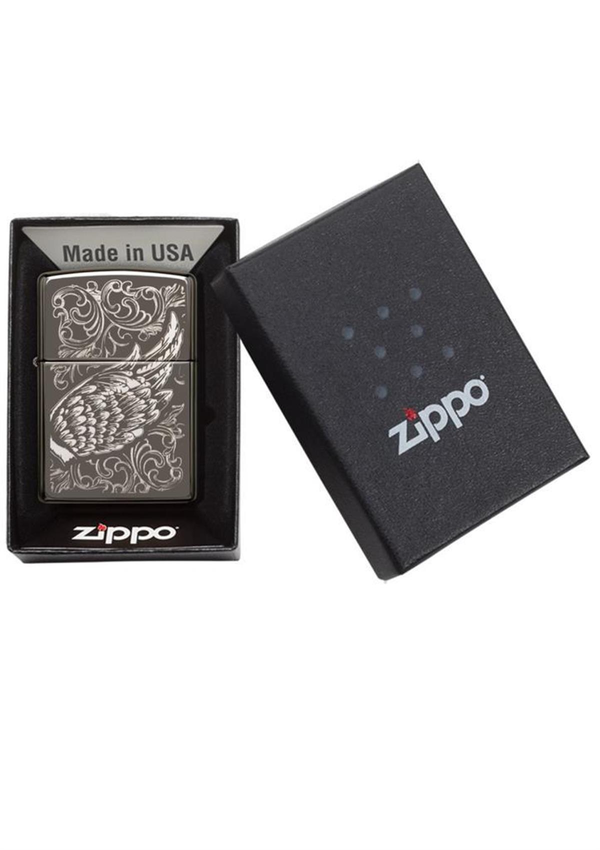 TR2042,Zippo Çakmak Filigree Flame And Wing Design 29881-069965