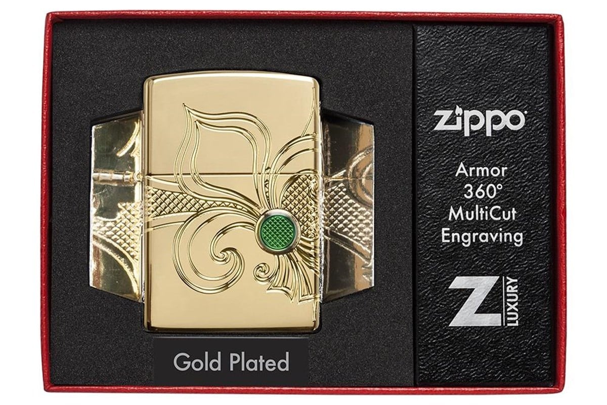TR4218,Zippo Çakmak FLEU DE LIS DESIGN 49108-078926
