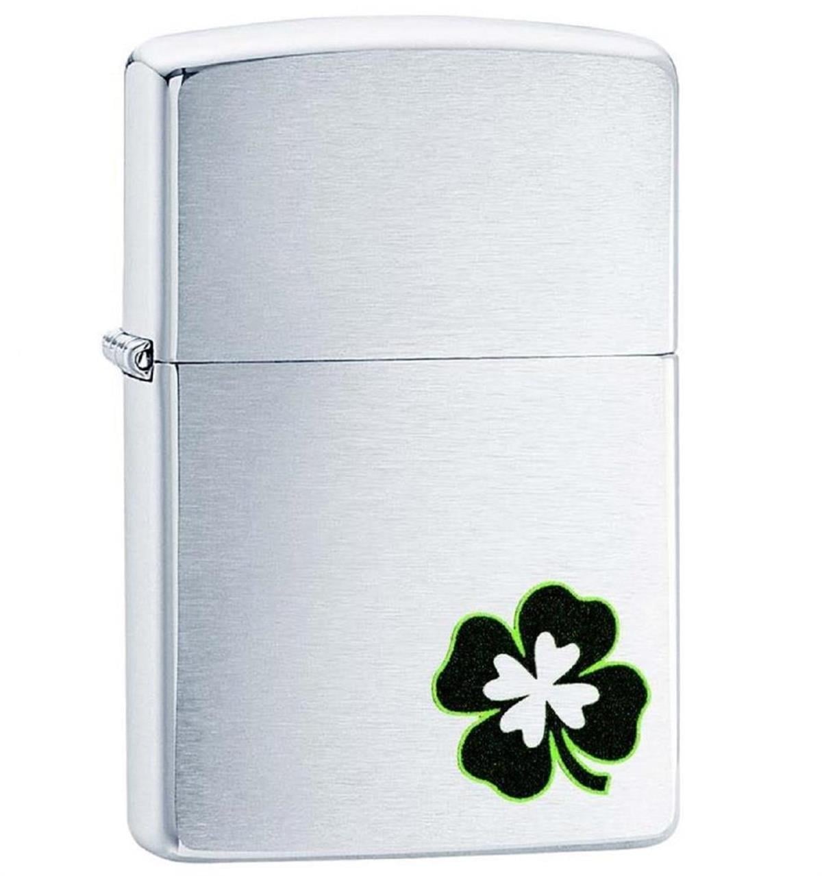 TR2493,Zippo Çakmak Four Leaf Clover Design 29915-071731