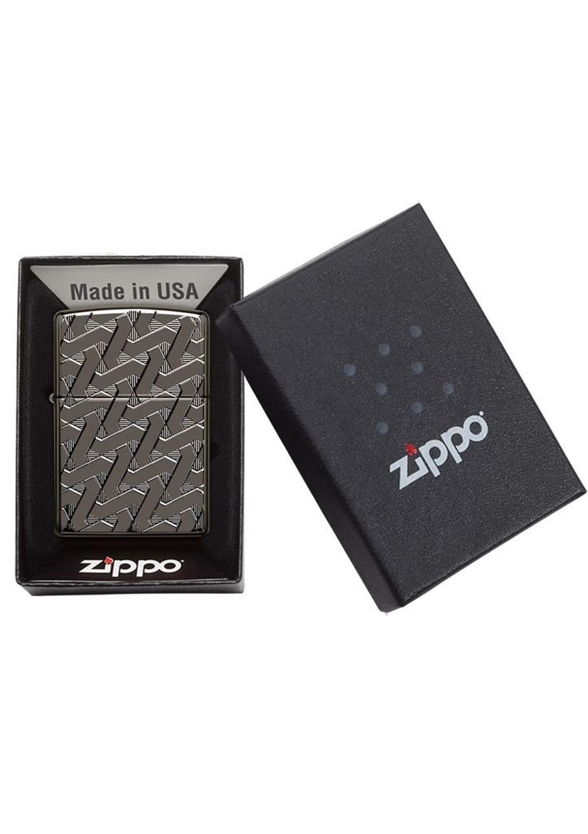 TR2034,Zippo Çakmak Geometric Weave Design 49173-078932