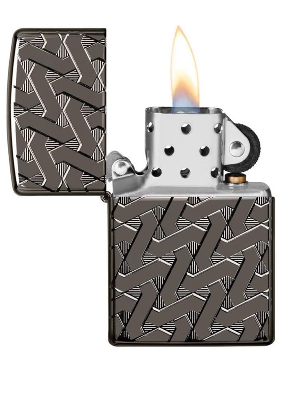 TR2034,Zippo Çakmak Geometric Weave Design 49173-078932