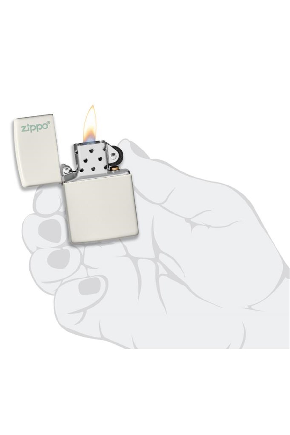 TR4536,Zippo Çakmak Glow in Dark Zippo Logo 49193ZL-087043