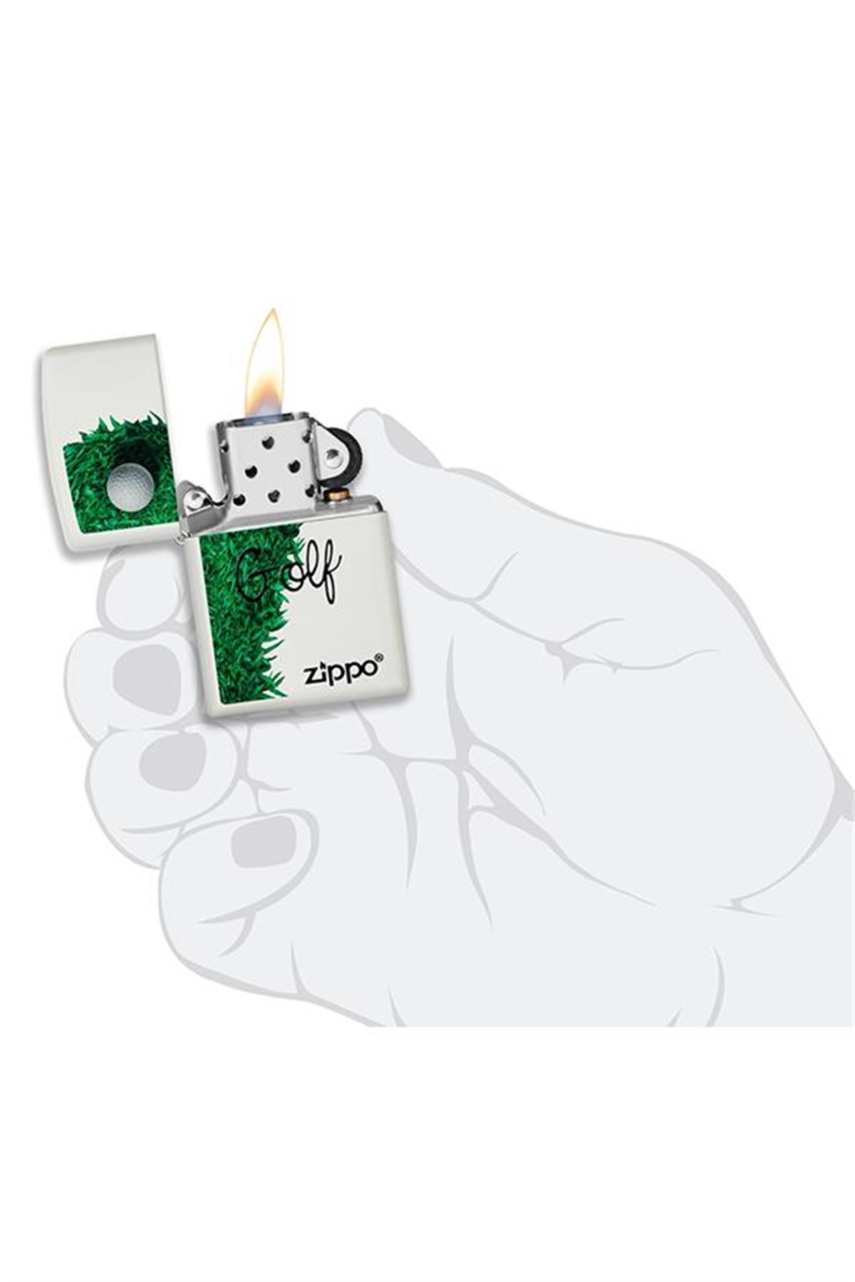 TR4854,Zippo Çakmak Golf Design 49900-100745