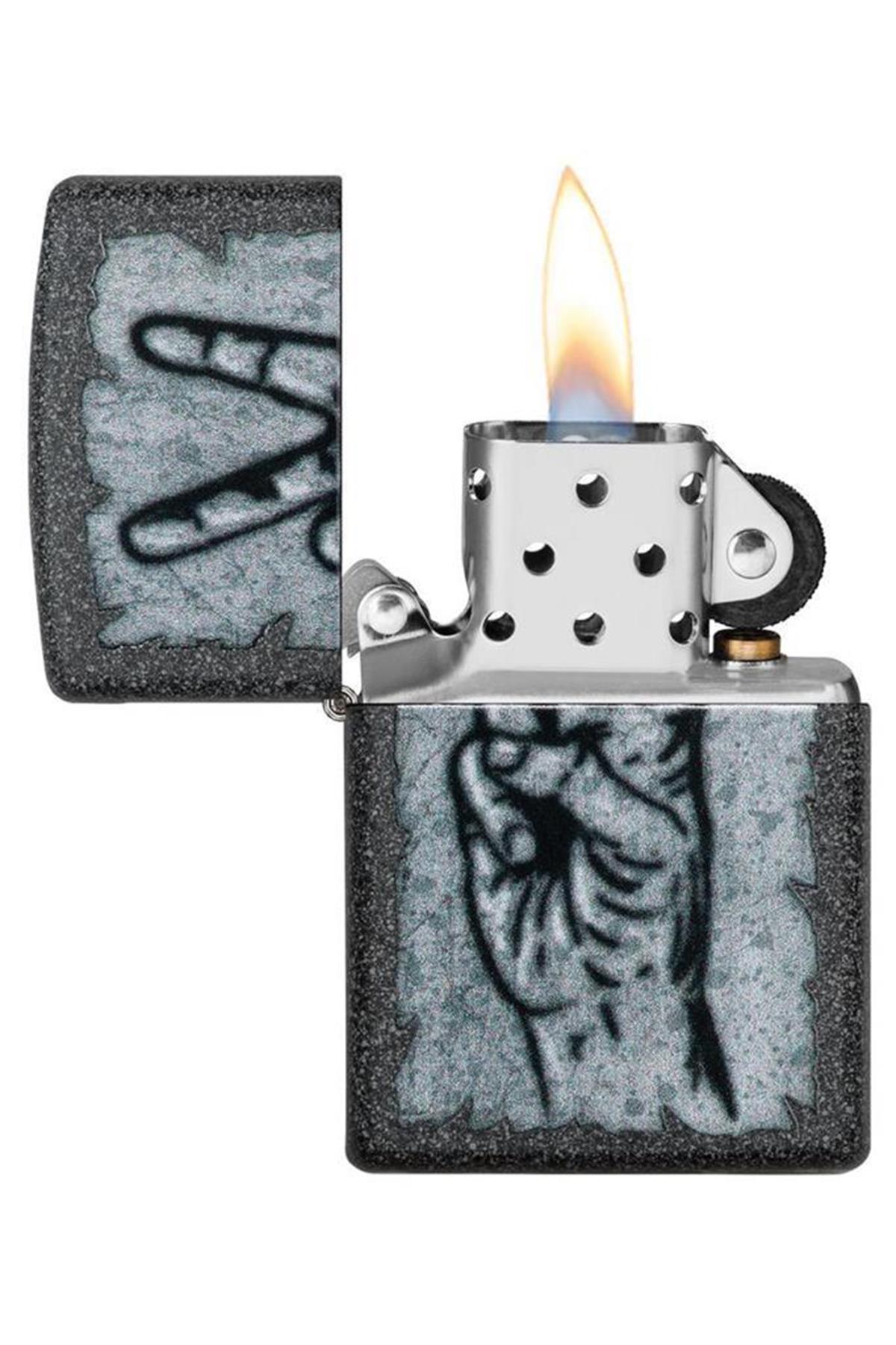 TR5658,Zippo Çakmak Graffiti Peace Design