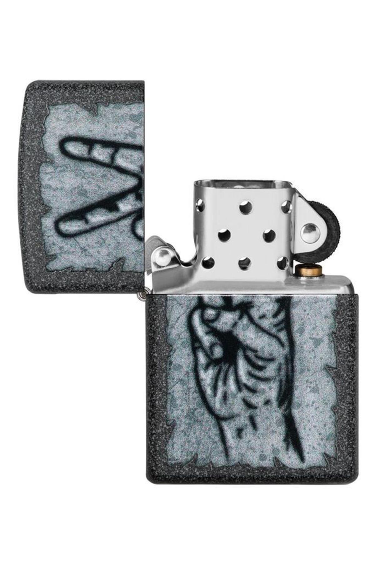 TR5658,Zippo Çakmak Graffiti Peace Design