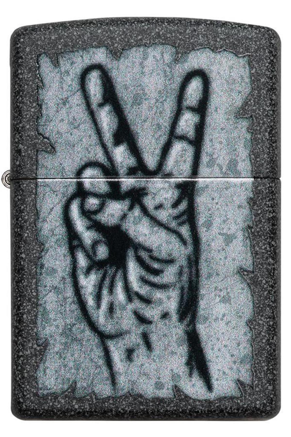 TR5658,Zippo Çakmak Graffiti Peace Design