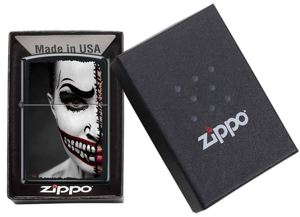 TR8150,Zippo Çakmak Half Scarey Design 218-119496