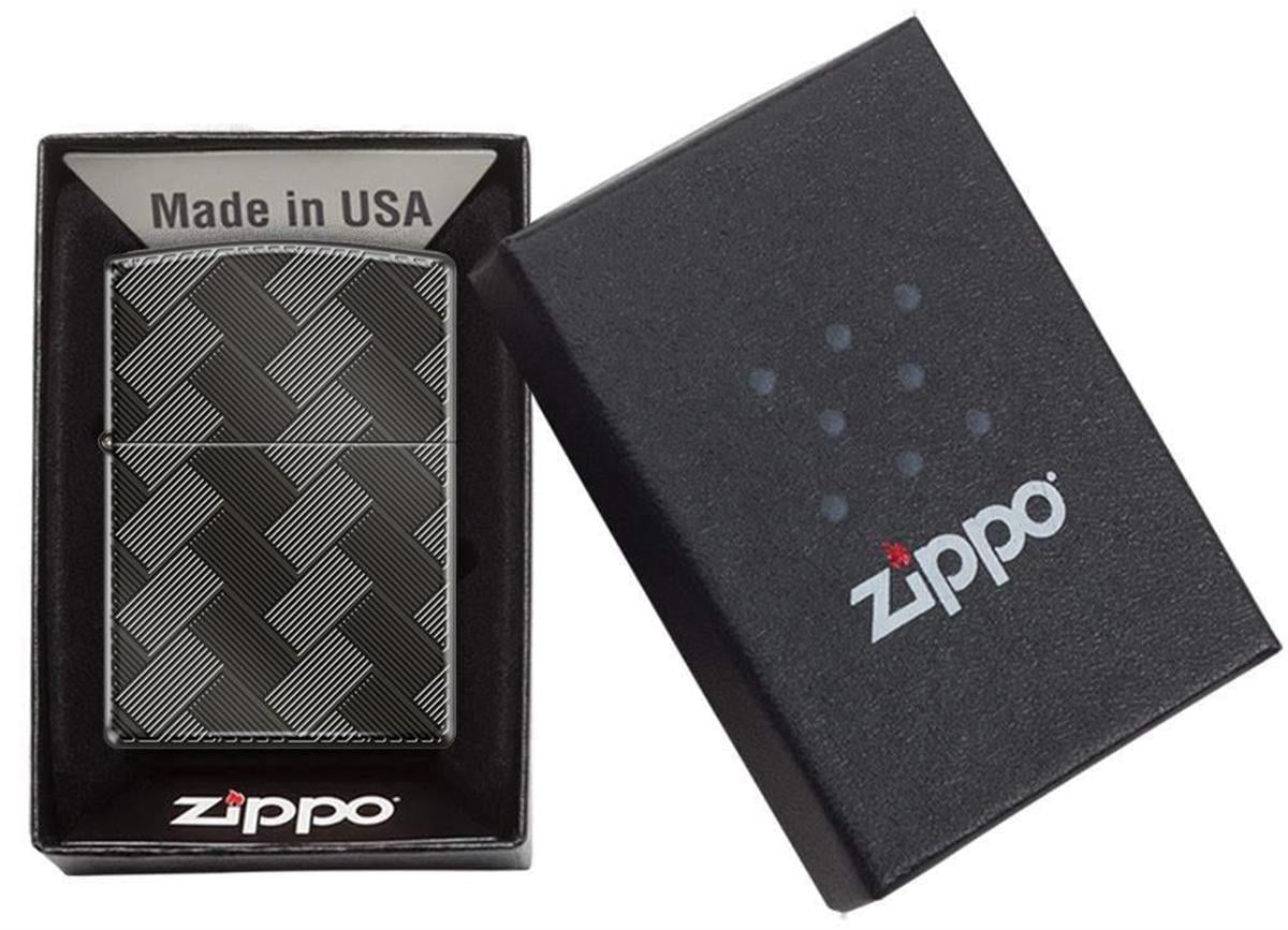TR3376,Zippo Çakmak Herringbone Design 24095