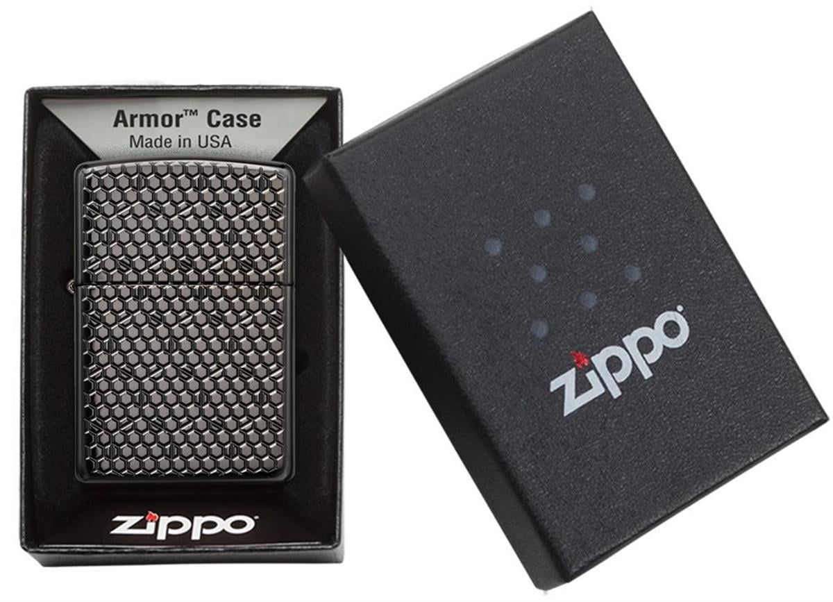 TR2162,Zippo Çakmak Hexagon Design Çakmak 49021-073186
