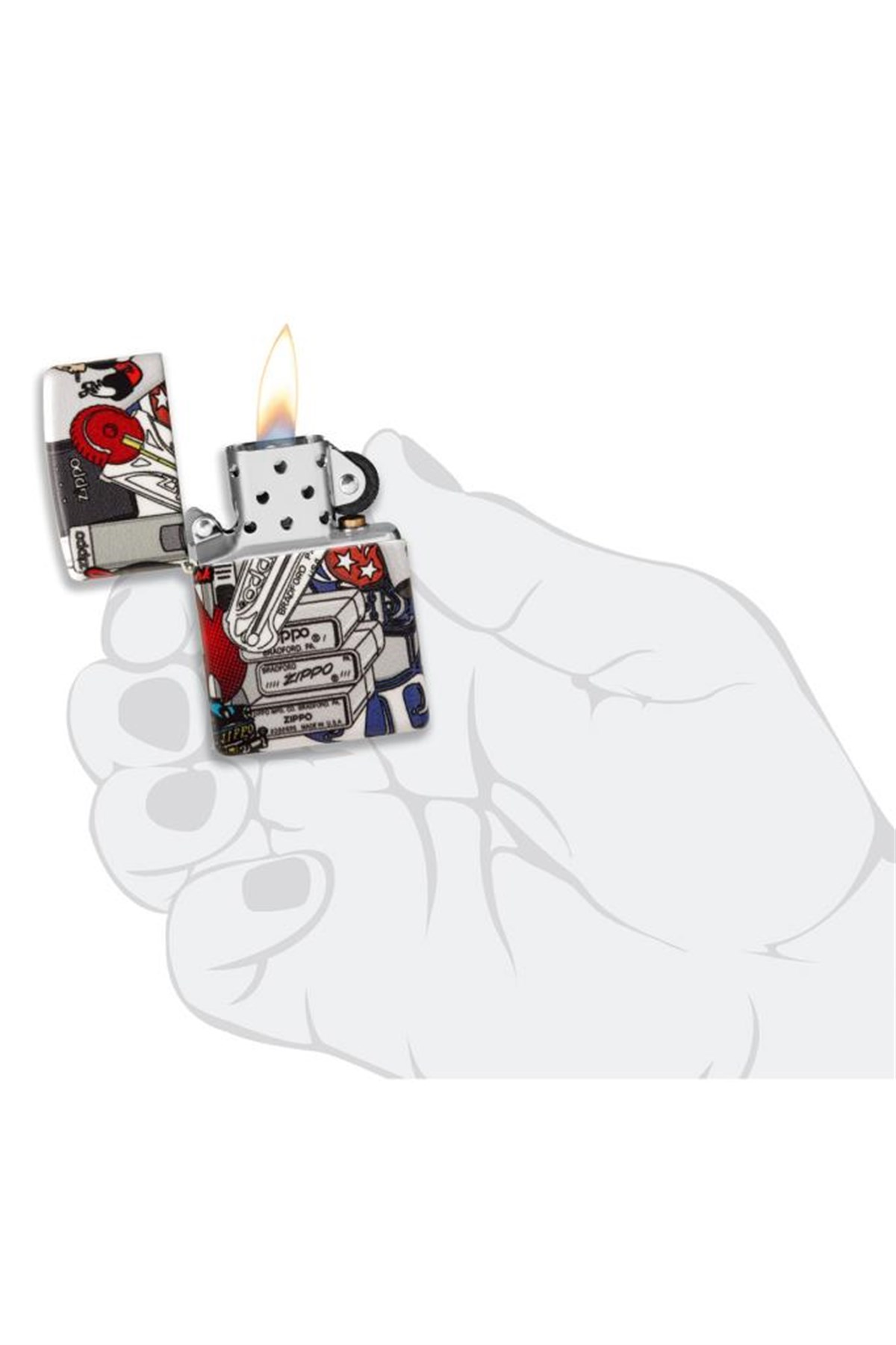 TR4549,Zippo Çakmak I Spy Zippo Design 48136-096590