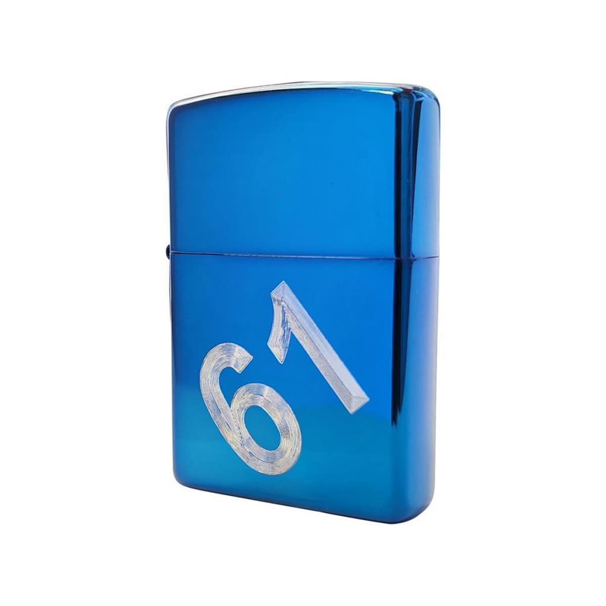 TR3967,Zippo Çakmak Lacivert Classic Design Trabzon 61 Baskılı