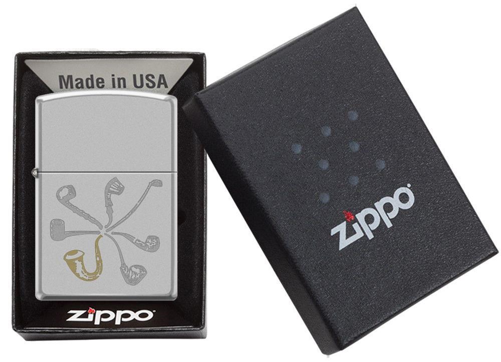 TR8135,Zippo Çakmak Pipe Collage Design 205-119471