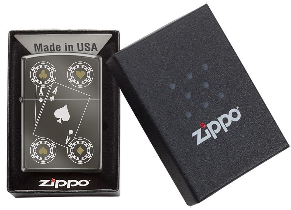 TR9390,Zippo Çakmak Poker Chips Design 150-115868
