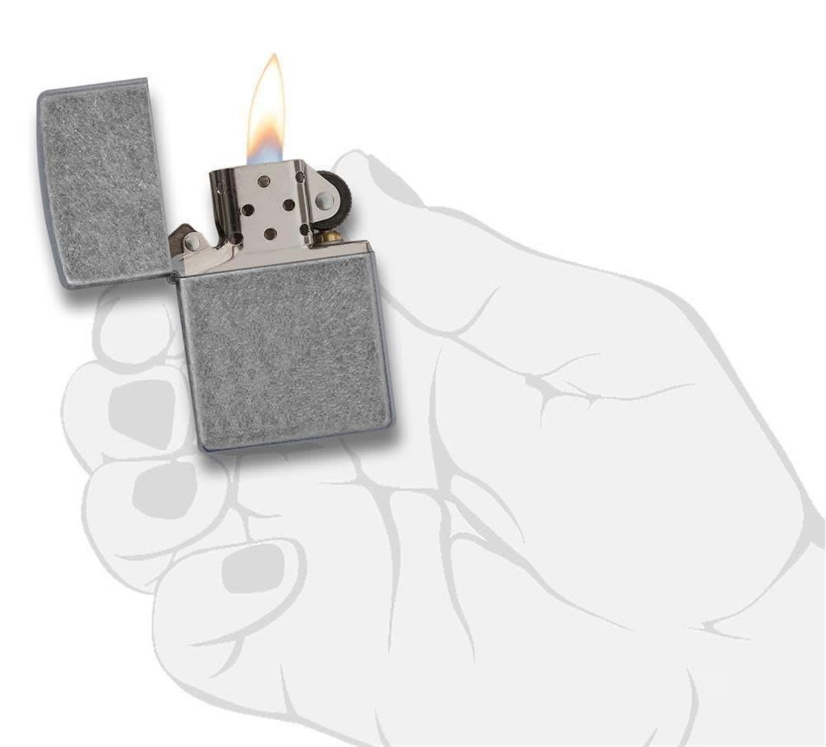 TR3745,Zippo Çakmak Reg Antg Sp Fl Btm 121FB-001074