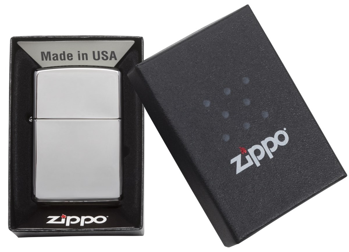 TR2007,Zippo Çakmak Reg High Polish Crome 250-021764