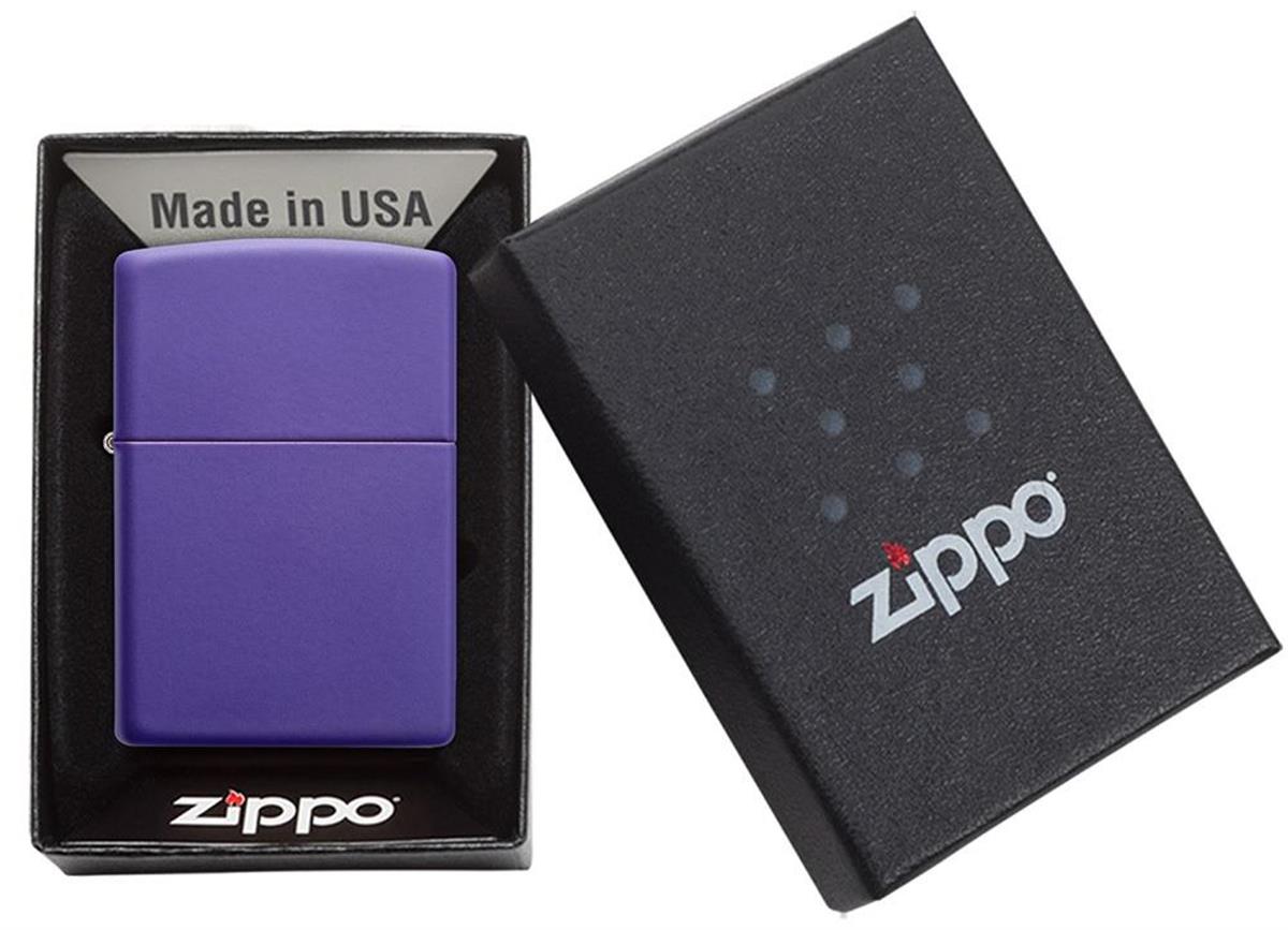 TR3343,Zippo Çakmak Reg Purple Matte 237 237-078686