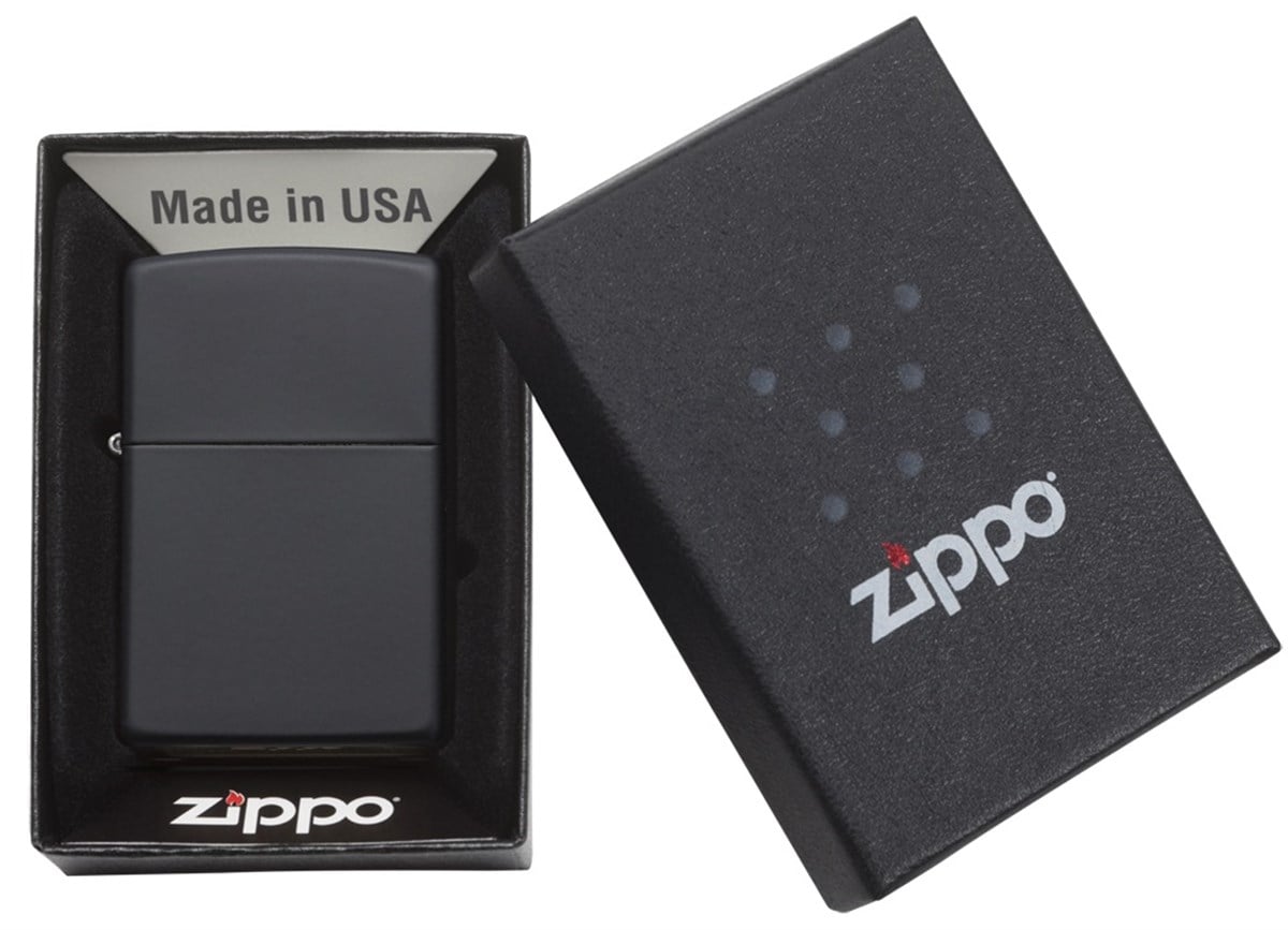 TR1989,Zippo Çakmak Regular Black Matte 218-004028