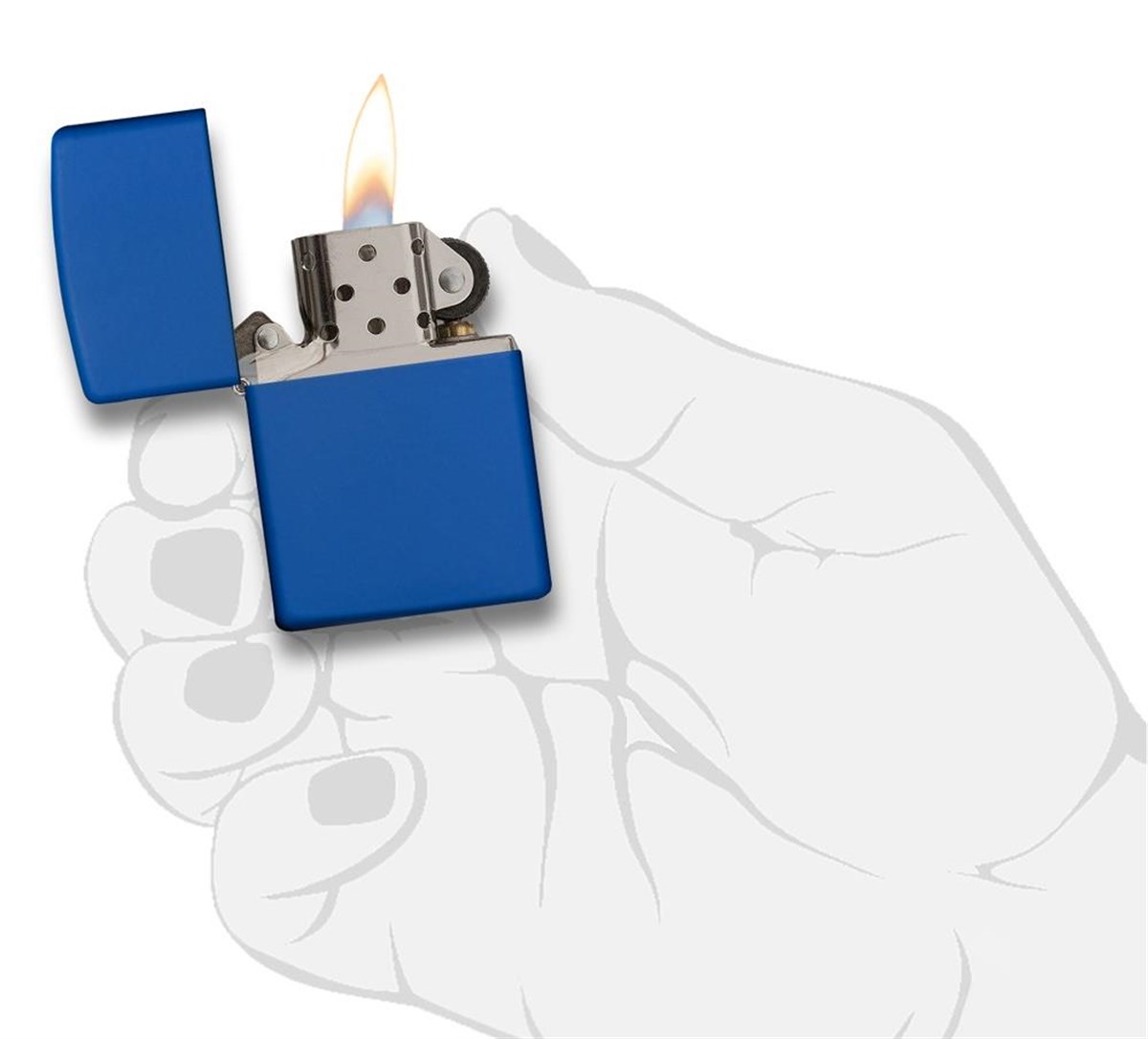 TR3734,Zippo Çakmak Regular Royal Blue 229-000500