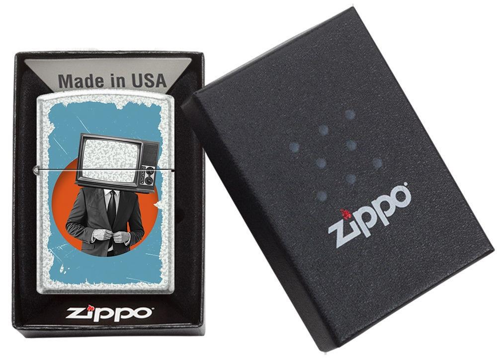 TR8891,Zippo Çakmak Retro Tv Head Design 115808