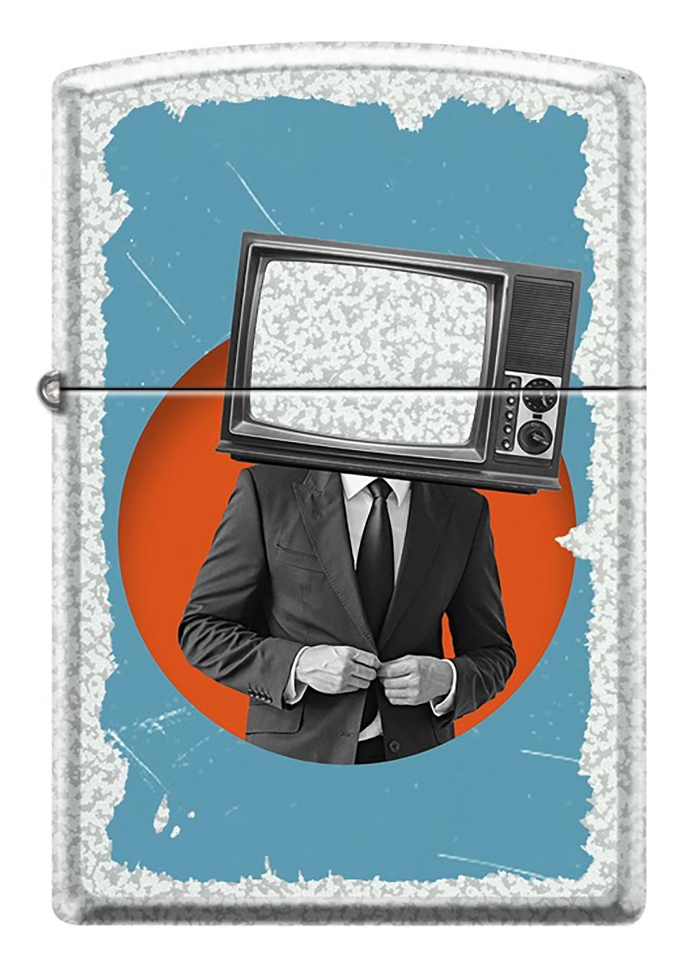 TR8891,Zippo Çakmak Retro Tv Head Design 115808