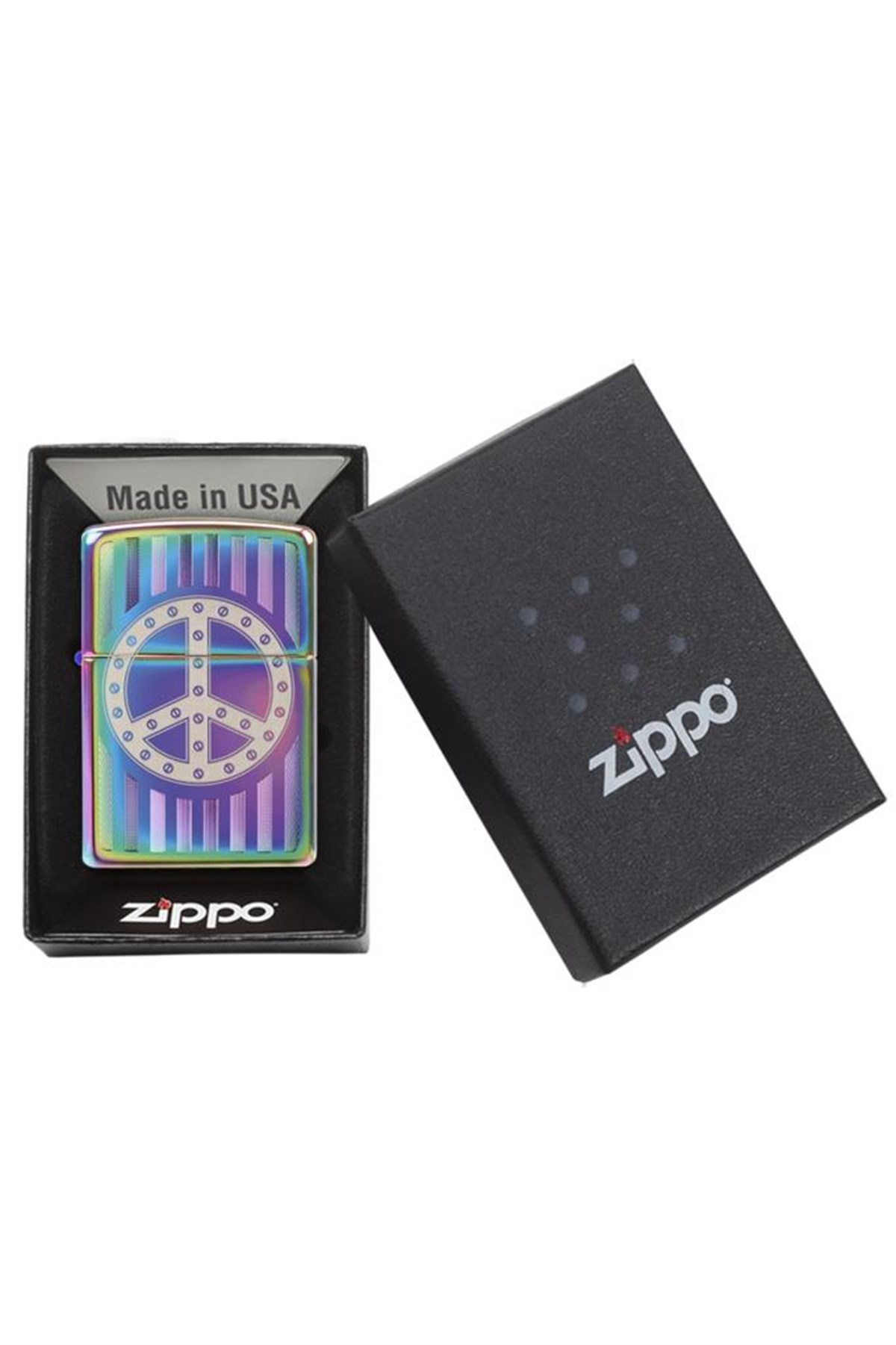 TR4547,Zippo Çakmak Rivet Peace Sign 29435-000004